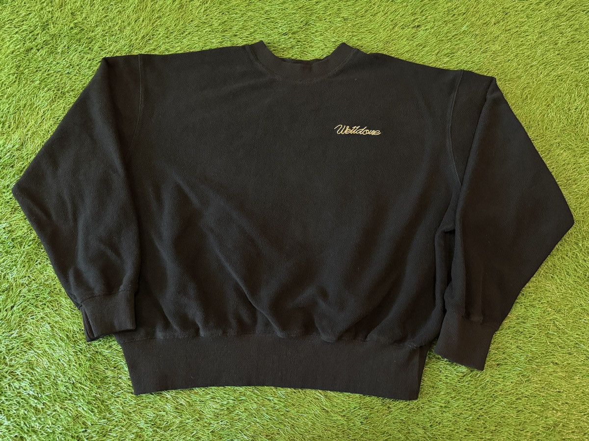 WE11DONE We11done Welldone Full Embroidery Sweatshirt Sweater Cropped Size US M / EU 48-50 / 2 - 3 Thumbnail
