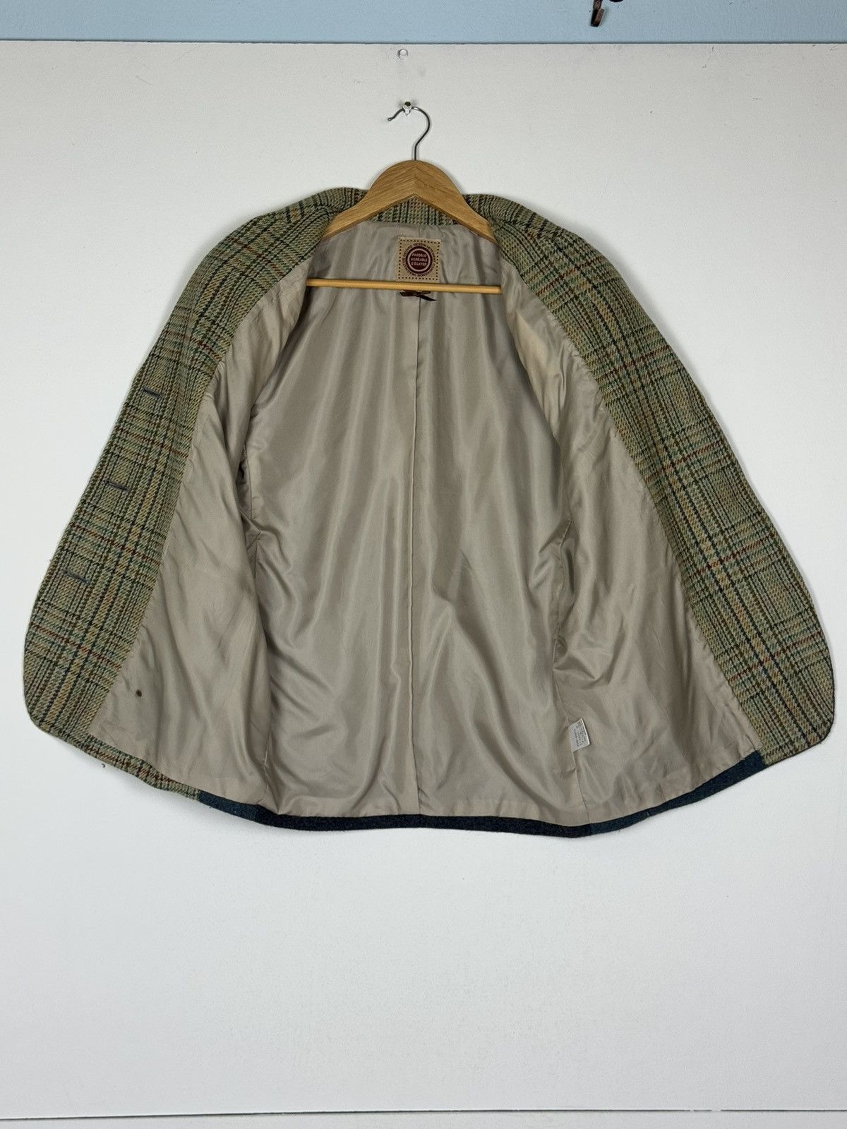 Japanese Brand Japanese Patchwork Wool Blazer Size 42R - 12 Thumbnail