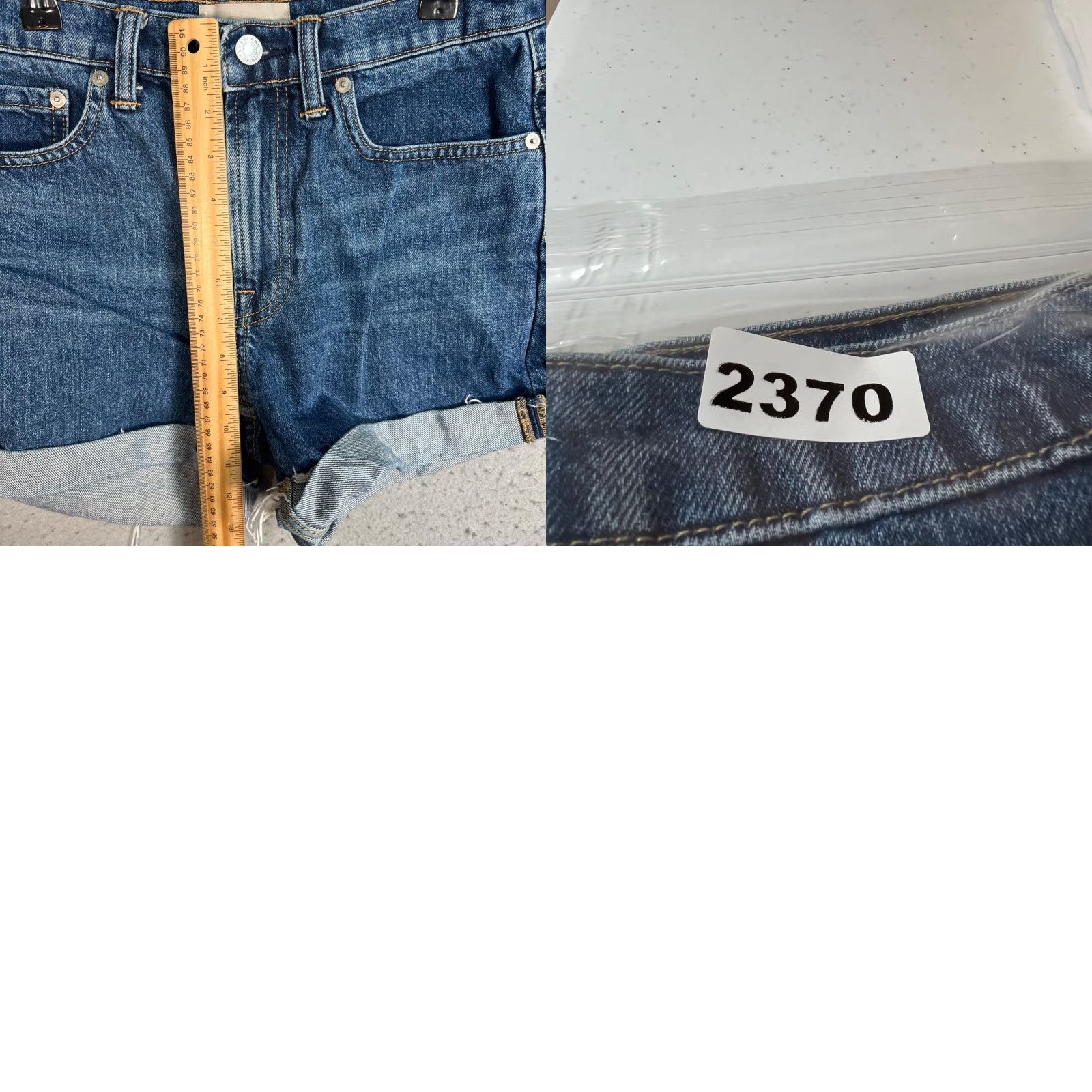 Everlane Everlane Denim Jeans Shorts Blue Medium Wash 27 Womens Casual 5-Pocket Cut-Off Denim Shorts Size 27" / US 4 / IT 40 - 8 Thumbnail