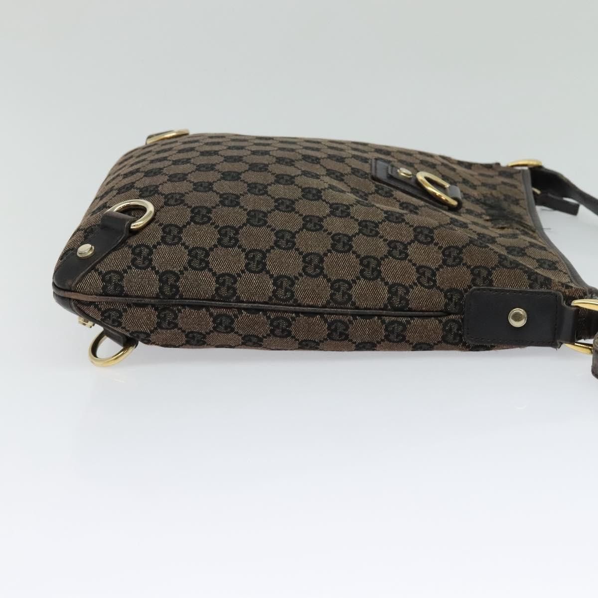Gucci GUCCI GG Canvas Abbey Shoulder Bag Outlet Brown Gold Size ONE SIZE - 5 Thumbnail