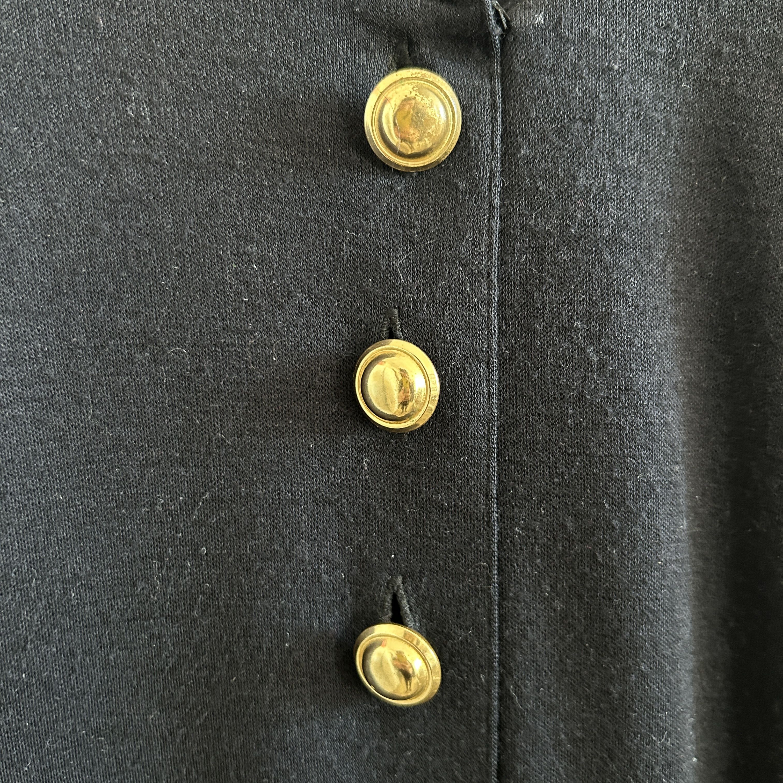 Vintage Vintage 80s Wool Silk Midi Dress Size M / US 6-8 / IT 42-44 - 13 Thumbnail