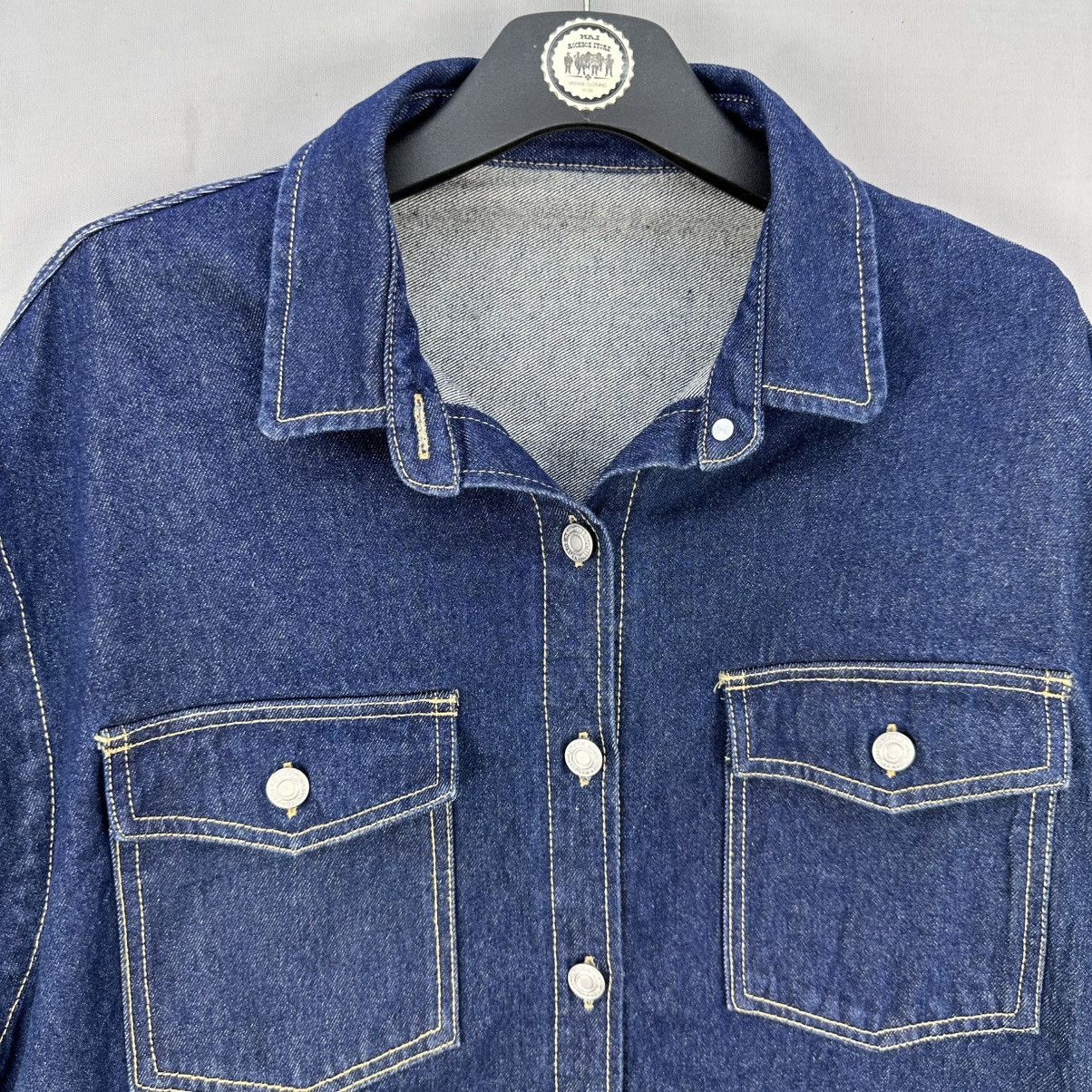 Vintage Vintage Flannel 15oz Denim Jacket can be a Vest Size US L / EU 52-54 / 3 - 7 Thumbnail