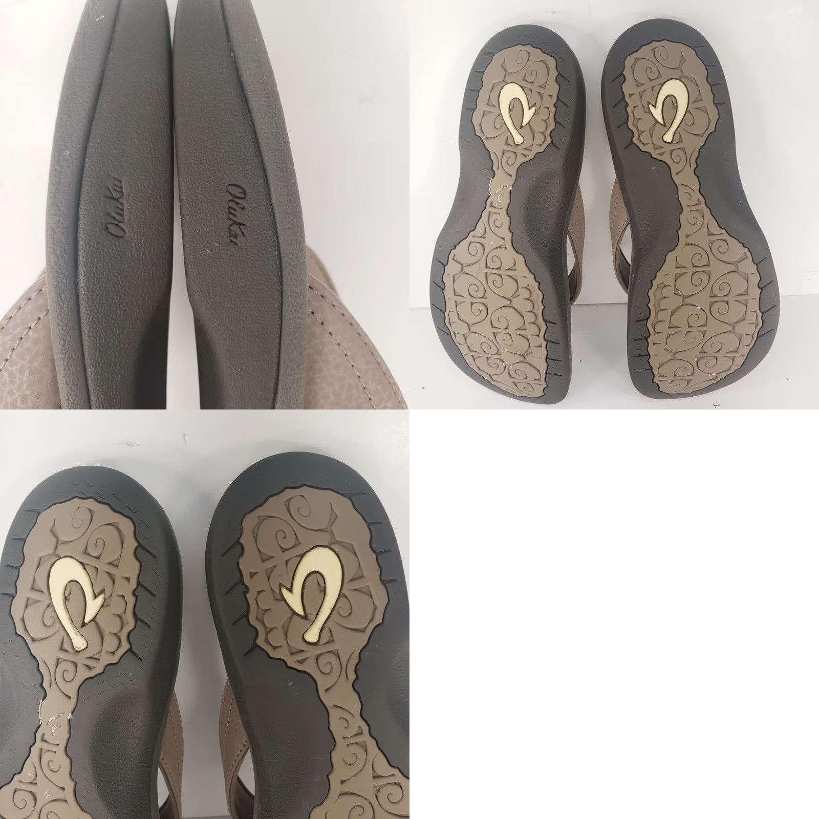 Olukai OLUKAI Ohana Women's Sandal Slip On Taupe 7 US 37 EU Cushy Comfort Footbed Size US 7 / IT 37 - 9 Thumbnail
