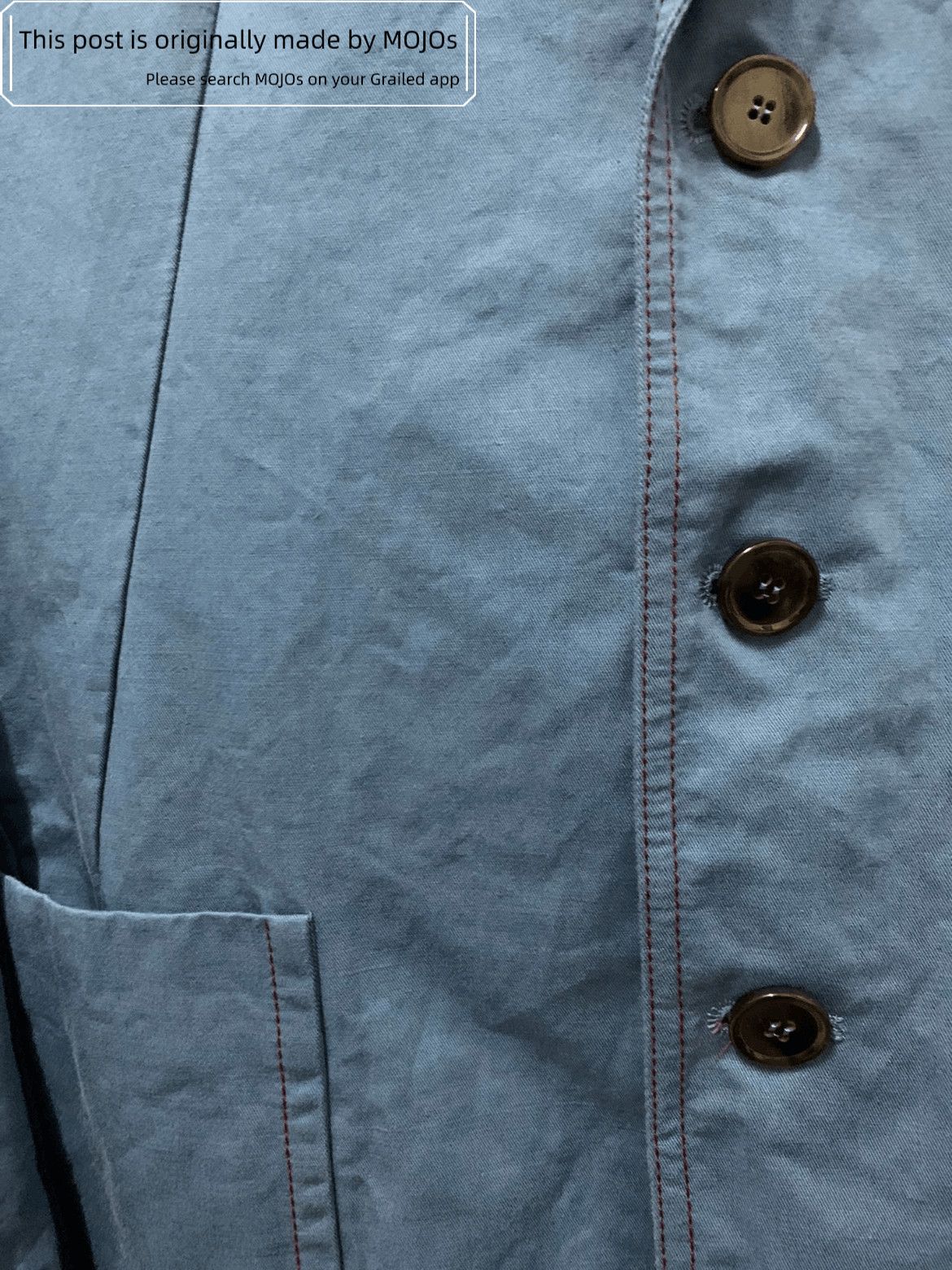 Marni Sz 38 Marni Baby Blue Working Jacket Size US M / EU 48-50 / 2 - 2 Thumbnail
