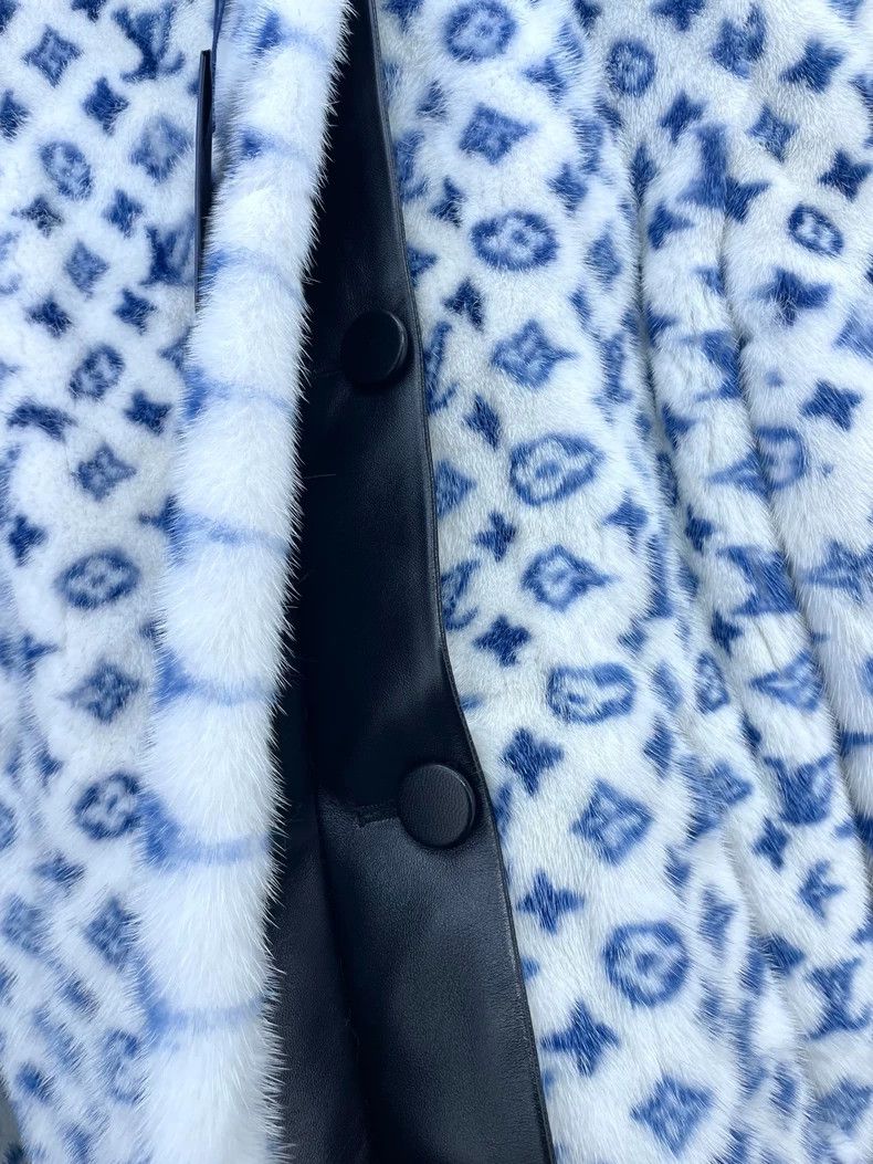 Louis Vuitton Louis Vuitton Old print mink fur jacket Size XXS / US 00 / IT 34 - 5 Thumbnail