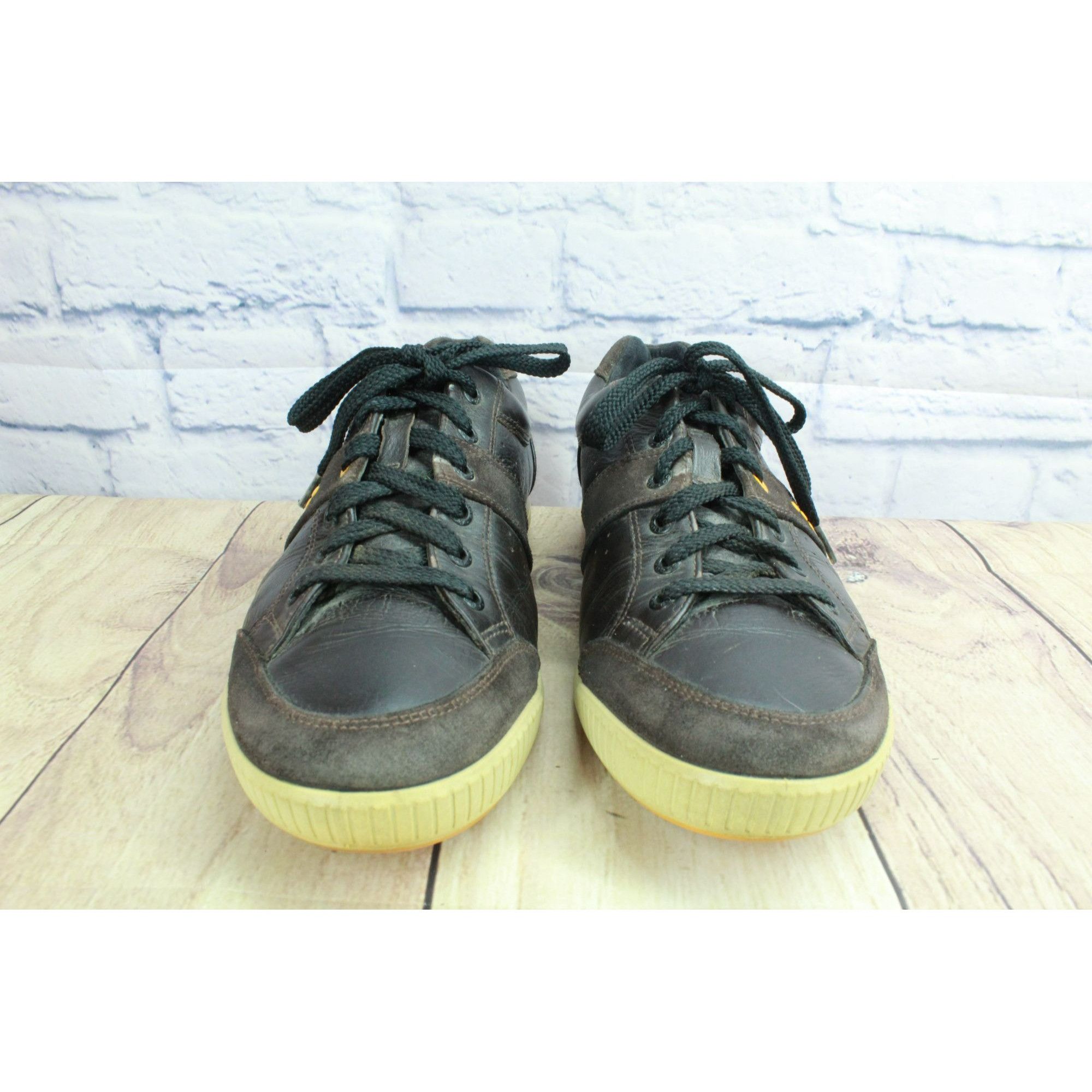 Ecco × Leather Ecco Biom Hydromax Men's Lace Up Golf Sneaker Shoes Size US 11 / EU 44 - 4 Thumbnail