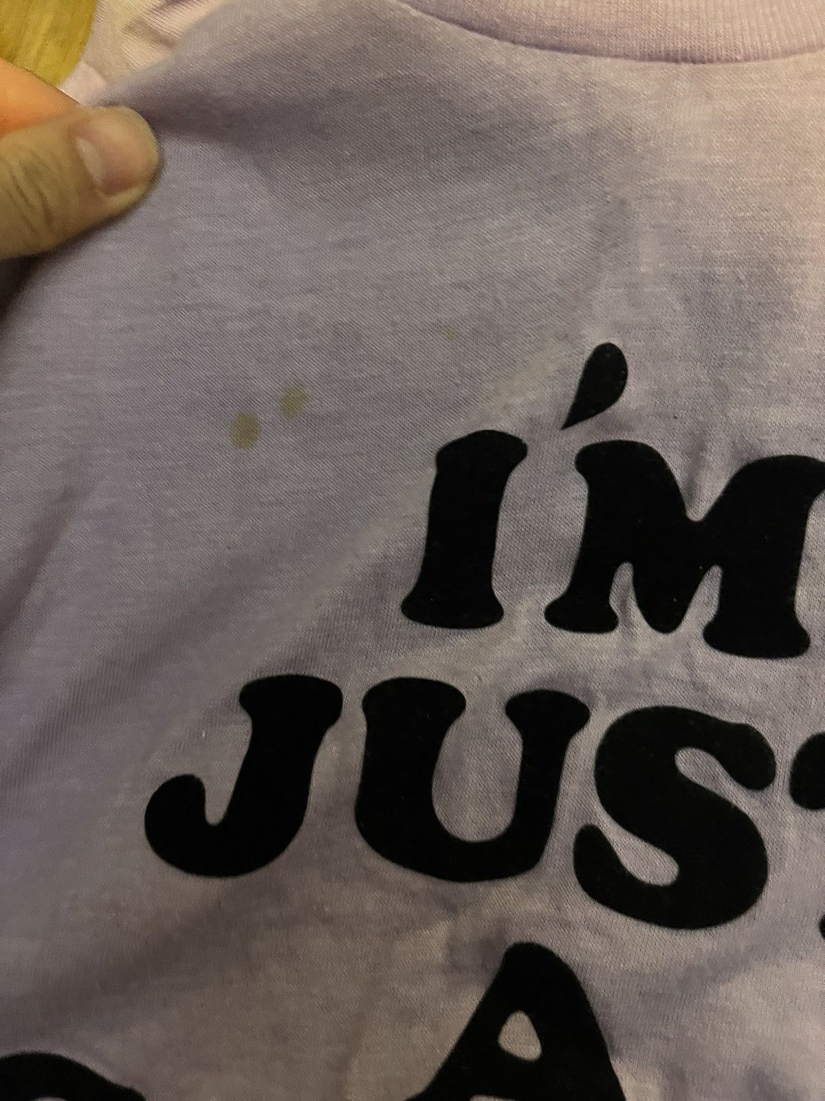 Vintage I’m just a giglo felt pressed shirt Size US L / EU 52-54 / 3 - 6 Thumbnail