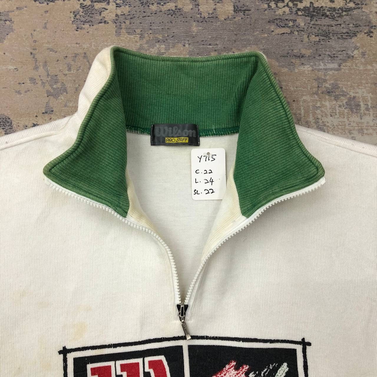 Wilson Y715. VTG WILSON PRO STAFF SWEATSHIRTS Size US M / EU 48-50 / 2 - 9 Thumbnail