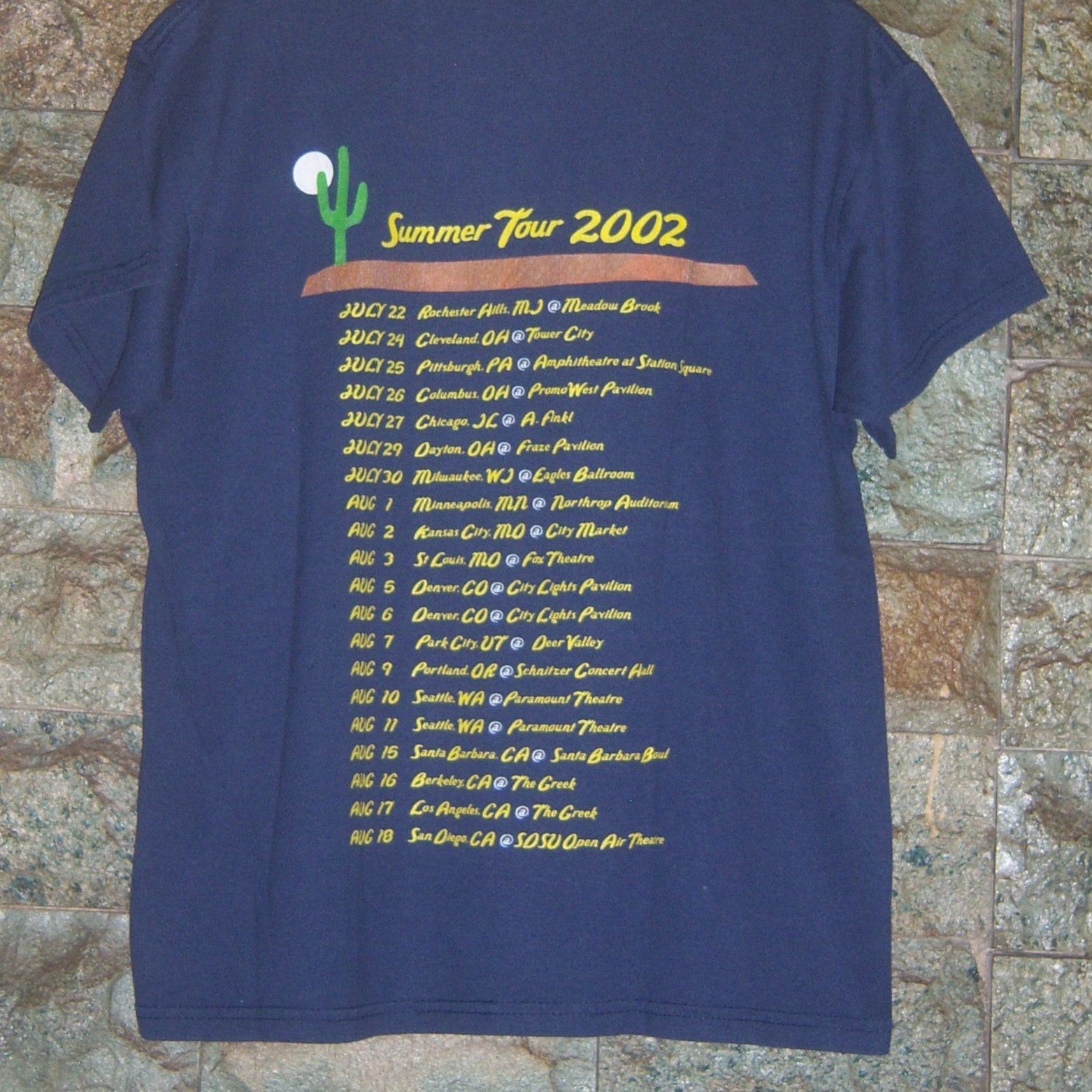 Band Tees × Vintage 2002 Guster and John Mayer Summer Tour Size US S / EU 44-46 / 1 - 8 Thumbnail