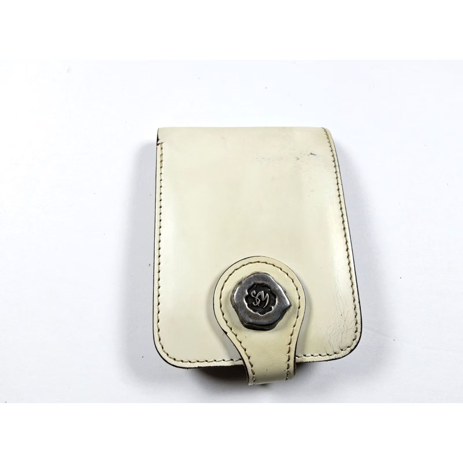 Twins Wins House Leather Bifold Wallet Beige Men Size ONE SIZE - 4 Thumbnail