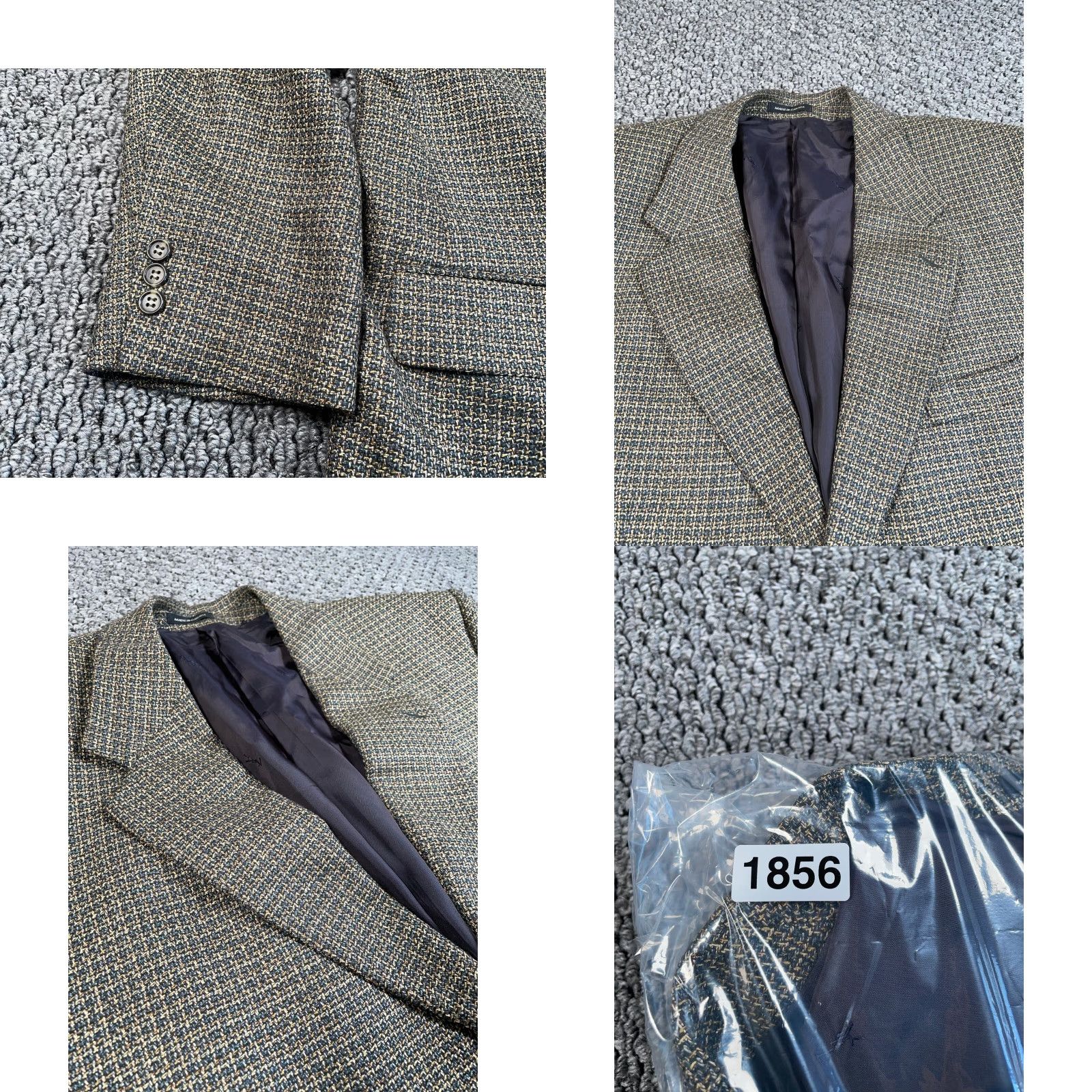 Yves Saint Laurent VINTAGE Yves Saint Laurent Sport Coat Men's 46 Brown Silk Wool Two-Button Jacket Size US S / EU 44-46 / 1 - 11 Thumbnail