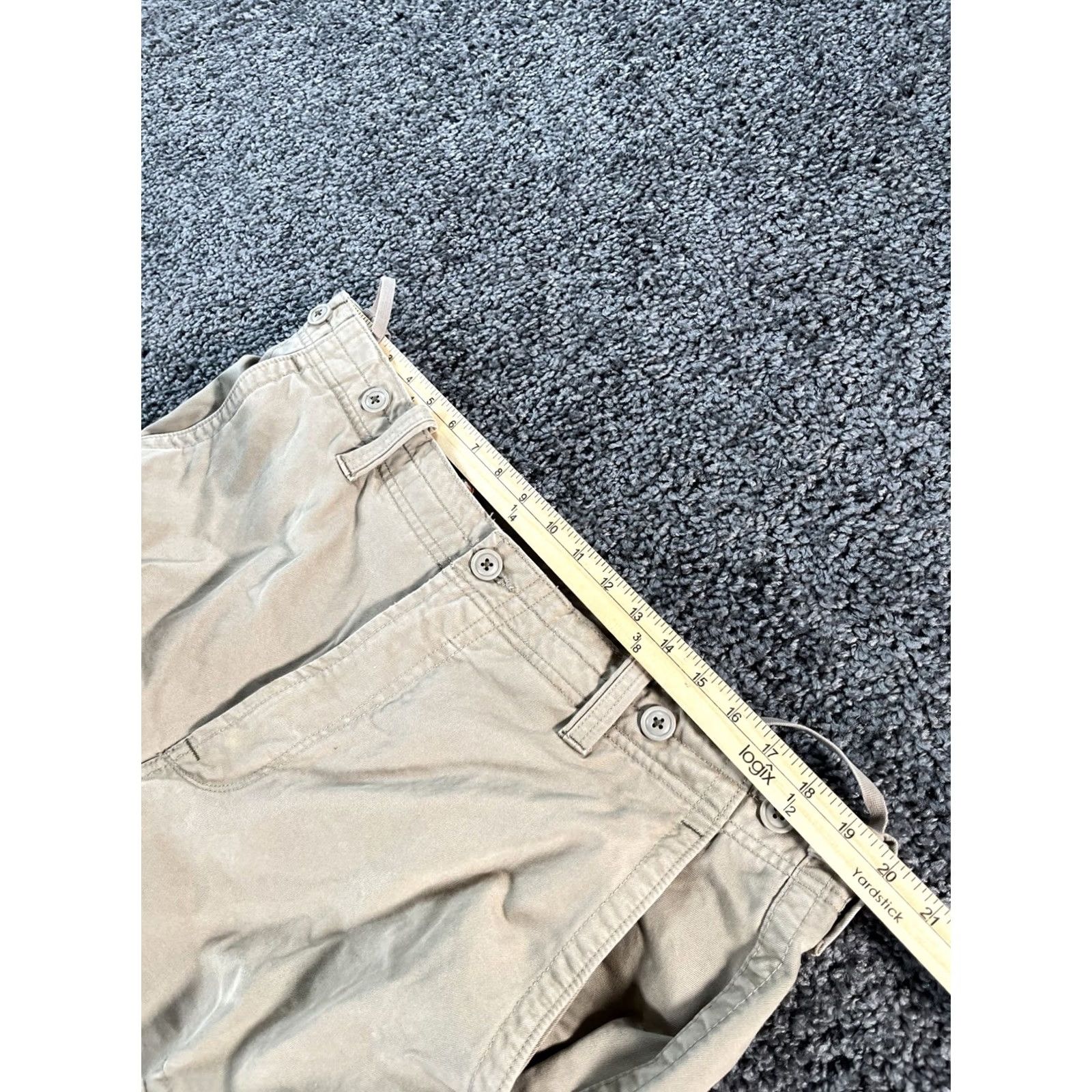 Gap Vintage Gap Cargo Y2K Baggy Military Beige Big Pockets 00s Wide Pants Mens 40x30 Size US 40 / EU 56 - 4 Thumbnail