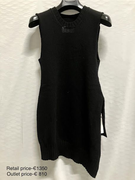 Jil Sander o1loc1c1124 Dress in Black Size M / US 6-8 / IT 42-44 - 1 Preview