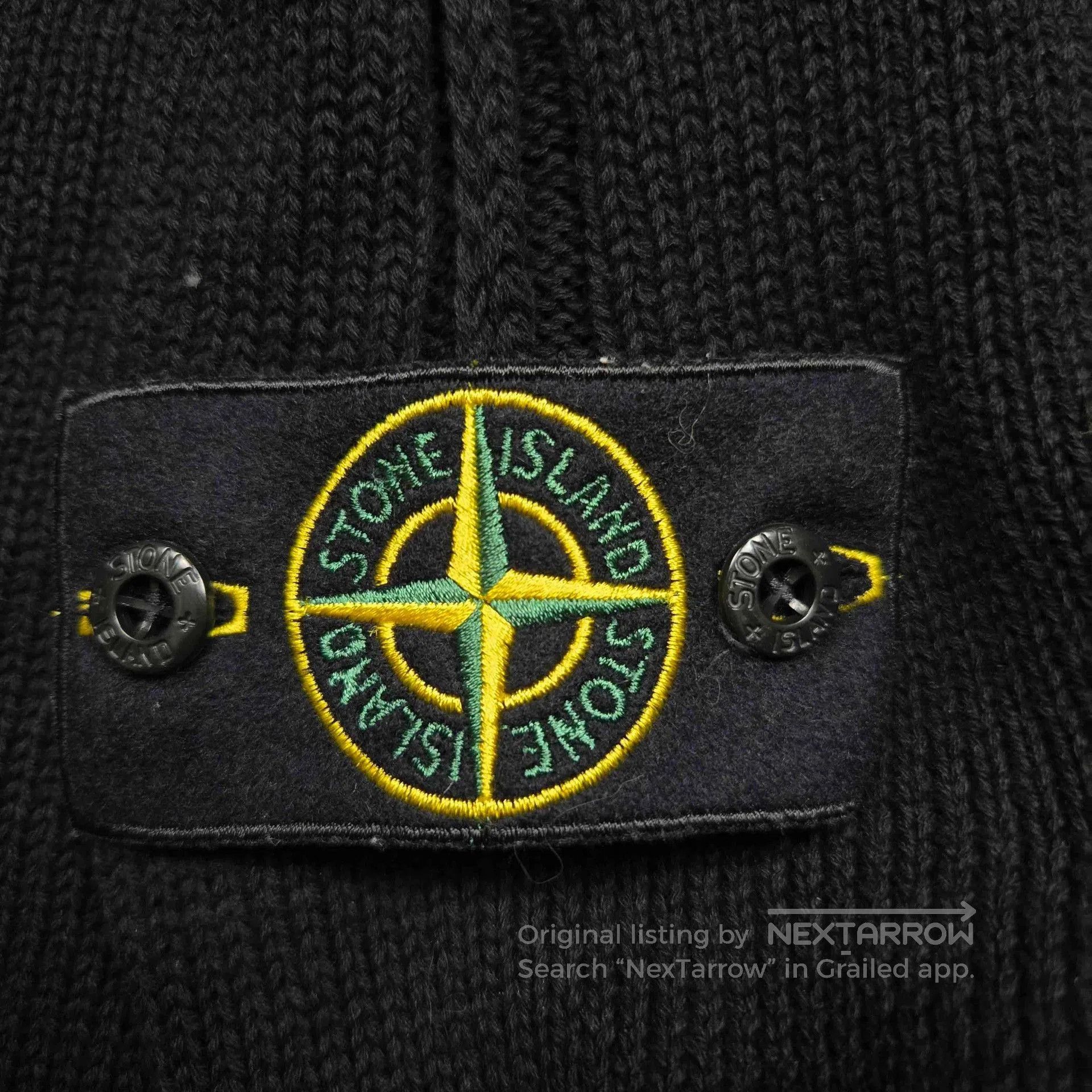Stone Island black wool v. Size US L / EU 52-54 / 3 - 4 Thumbnail
