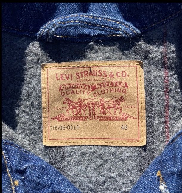 Levi's Vintage Clothing Vintage Levis Trucker Jacket Size US XXL / EU 58 / 5 - 5 Thumbnail