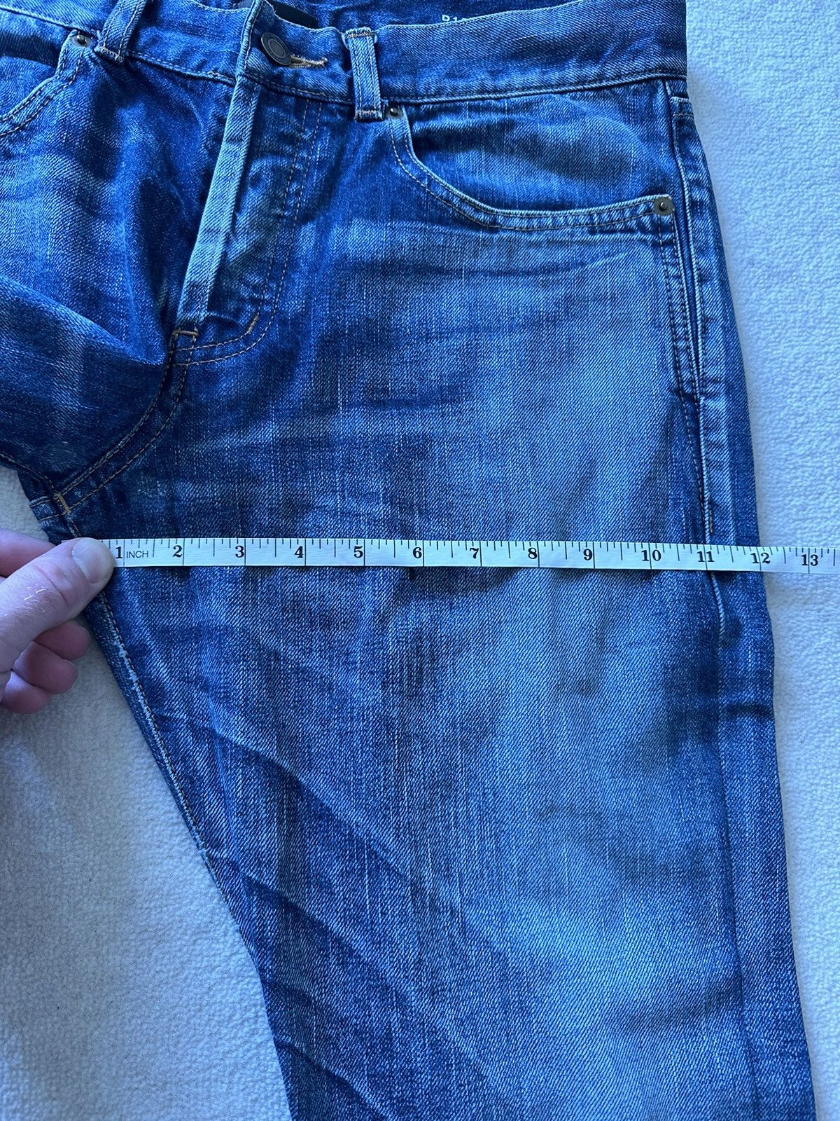 Saint Laurent Paris SS21 $890 Saint Laurent selvedge blue denim jeans 32 Size US 32 / EU 48 - 6 Thumbnail
