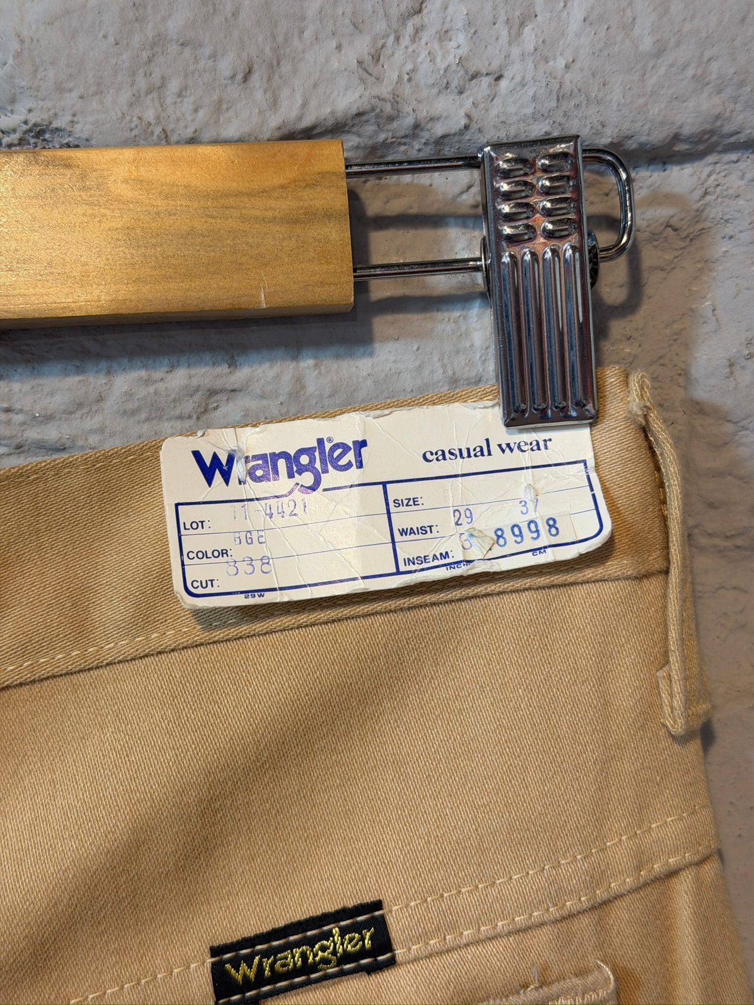 Wrangler Vintage 70s Wrangler Blue Bell bell bottoms deadstock pants Size 29" - 10 Thumbnail