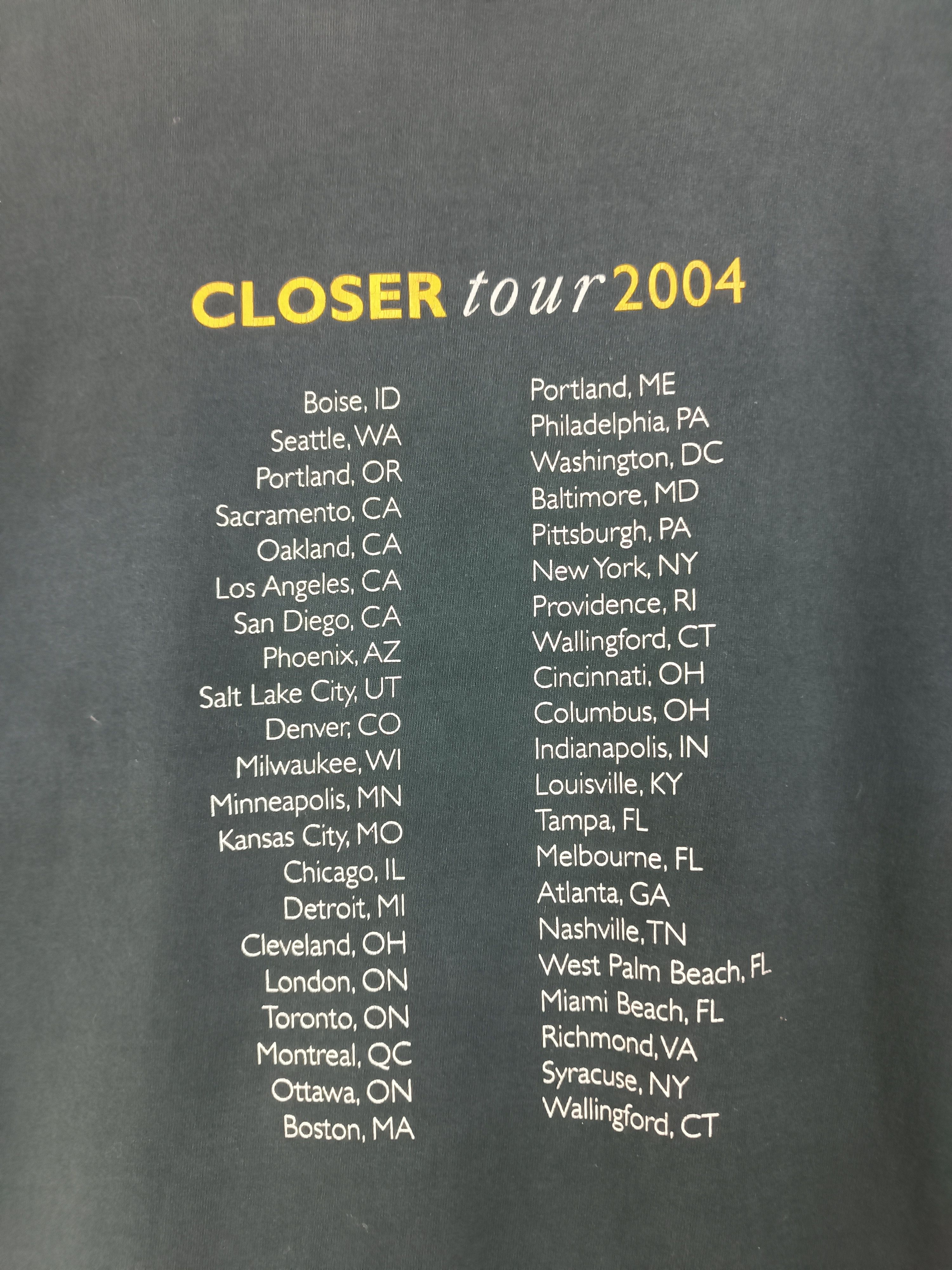 Vintage VINTAGE '04 JOSH GROBAN CLOSER TOUR TEE BUBLE CELINE DION Size US L / EU 52-54 / 3 - 14 Thumbnail