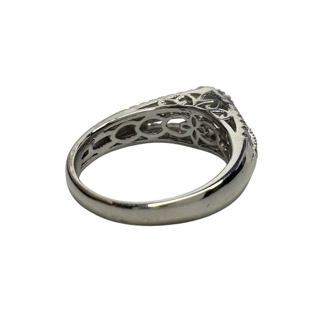 Other Brilliant 1/2 Carat Split Shank Lab Created Ring Sterling Size ONE SIZE - 9 Thumbnail