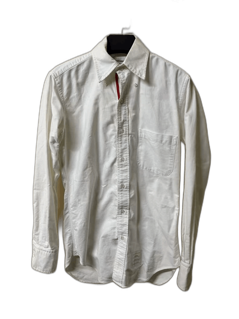 Thom Browne Thom Browne Striped Shirt in Size 0 Size US XXS / EU 40 - 1 Thumbnail