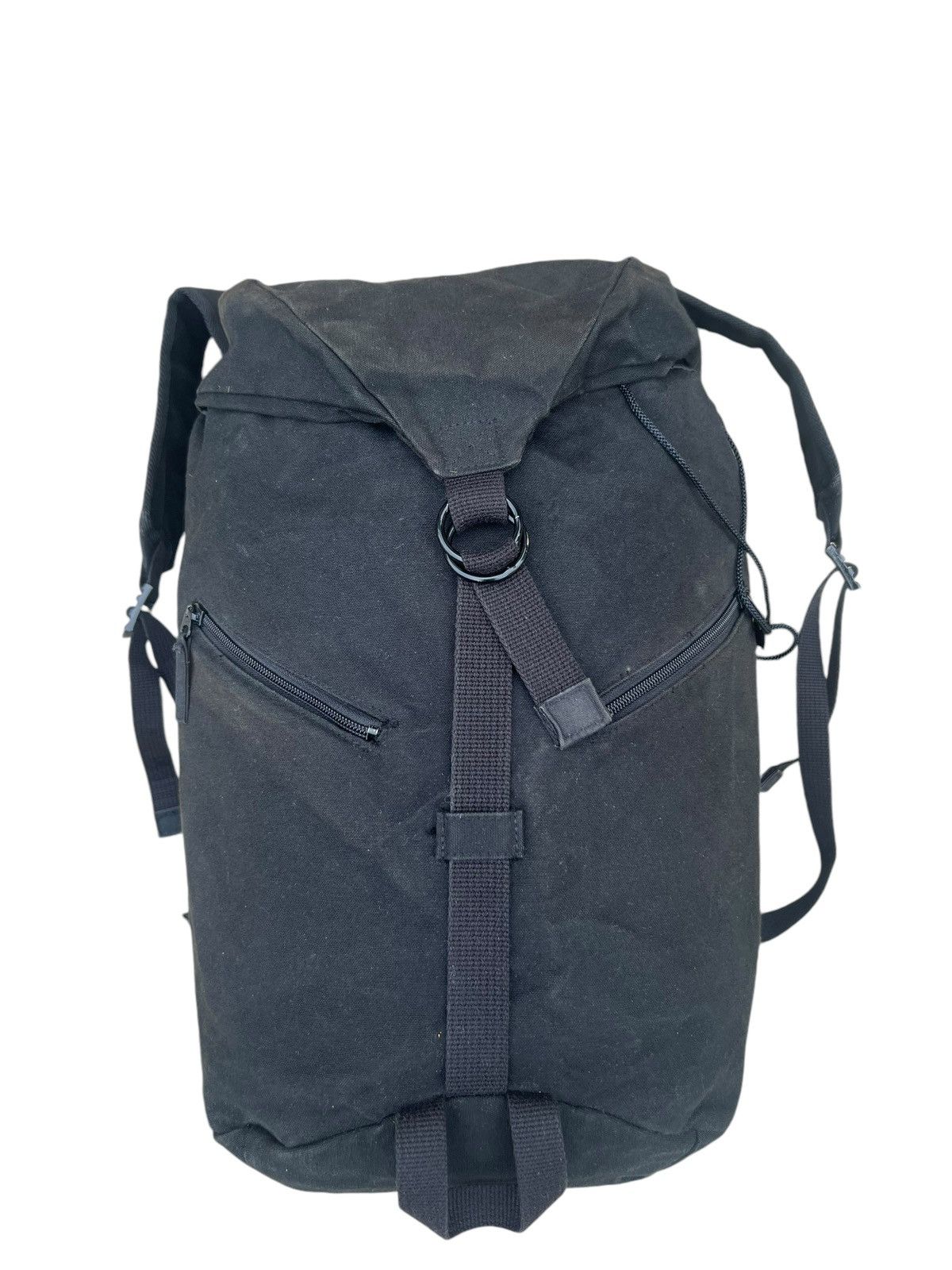 Vintage 6Shiki Japan Sun Fade Black Canvas Backpack Bag Size ONE SIZE - 6 Thumbnail