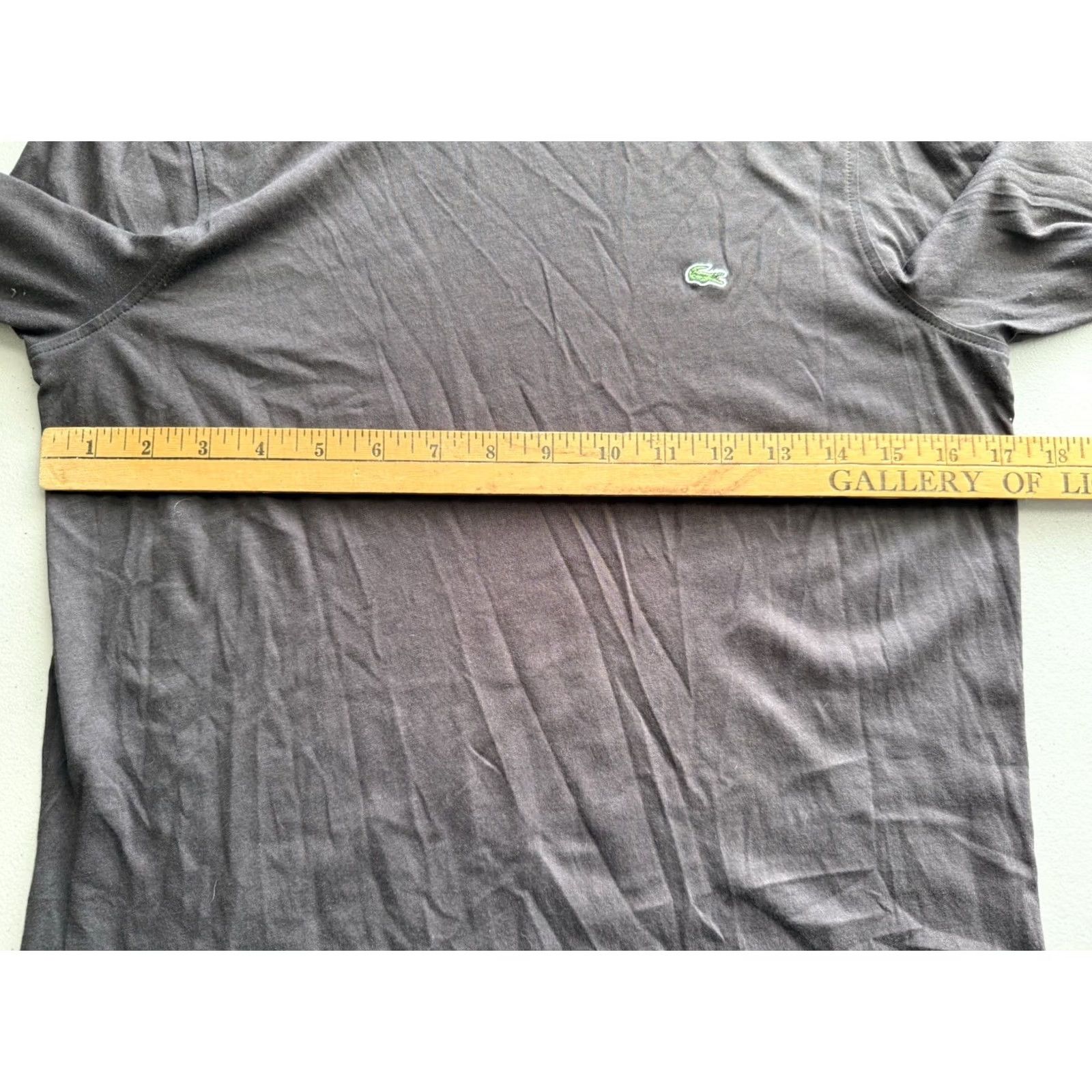 Lacoste VINTAGE Lacoste Sweater Turtleneck Mens Size 42 Brown Cotton Polyester Knit Embroidered Preppy 90s USA Classic Pullover Size US XL / EU 56 / 4 - 4 Thumbnail