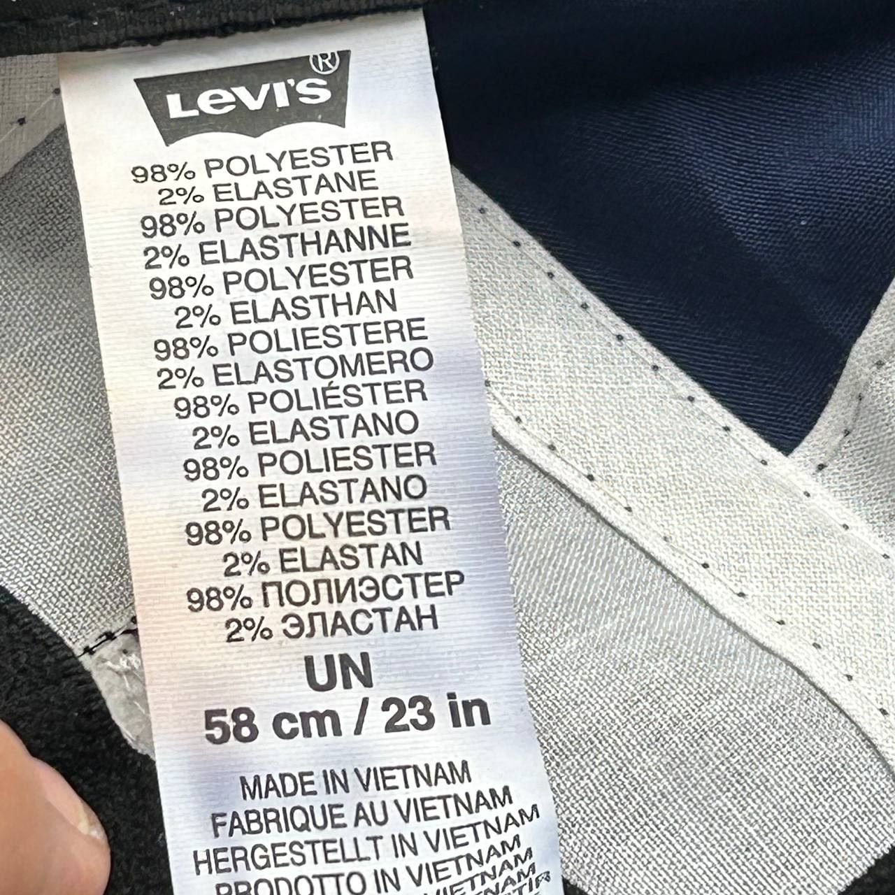 Levi's Levi Strauss & Co 5 Panel Hat Men Flexfit 110 Strap Back Cap Size ONE SIZE - 8 Thumbnail