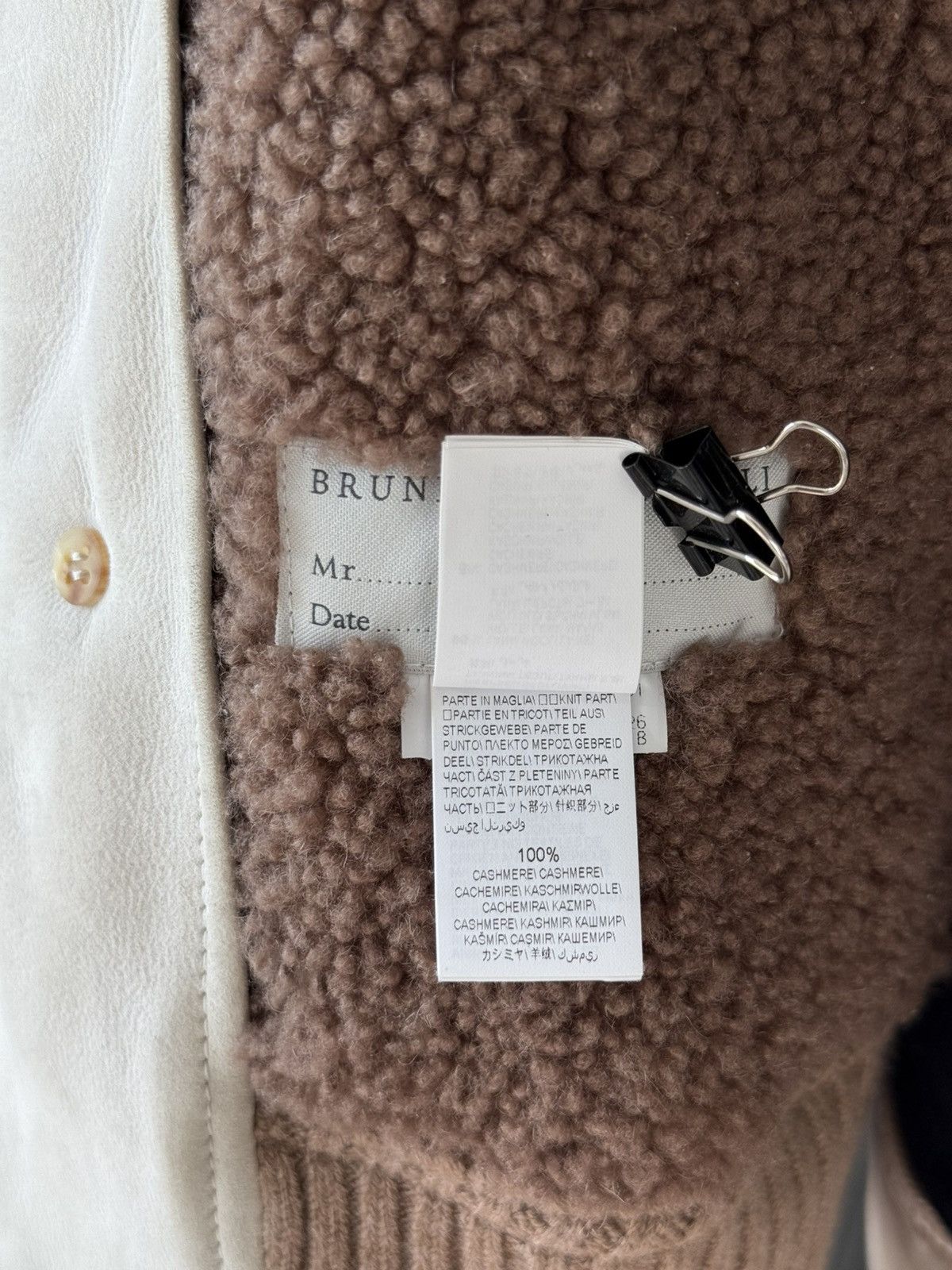 Brunello Cucinelli RRP $10500 Brunello Cucunelli suede sheepskin coat Jacket Size US XL / EU 56 / 4 - 18 Thumbnail
