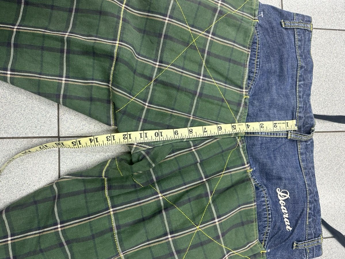 Japanese Brand 🇯🇵 DOARAT Double Knee Plaid/Denim Size US 35 - 12 Thumbnail