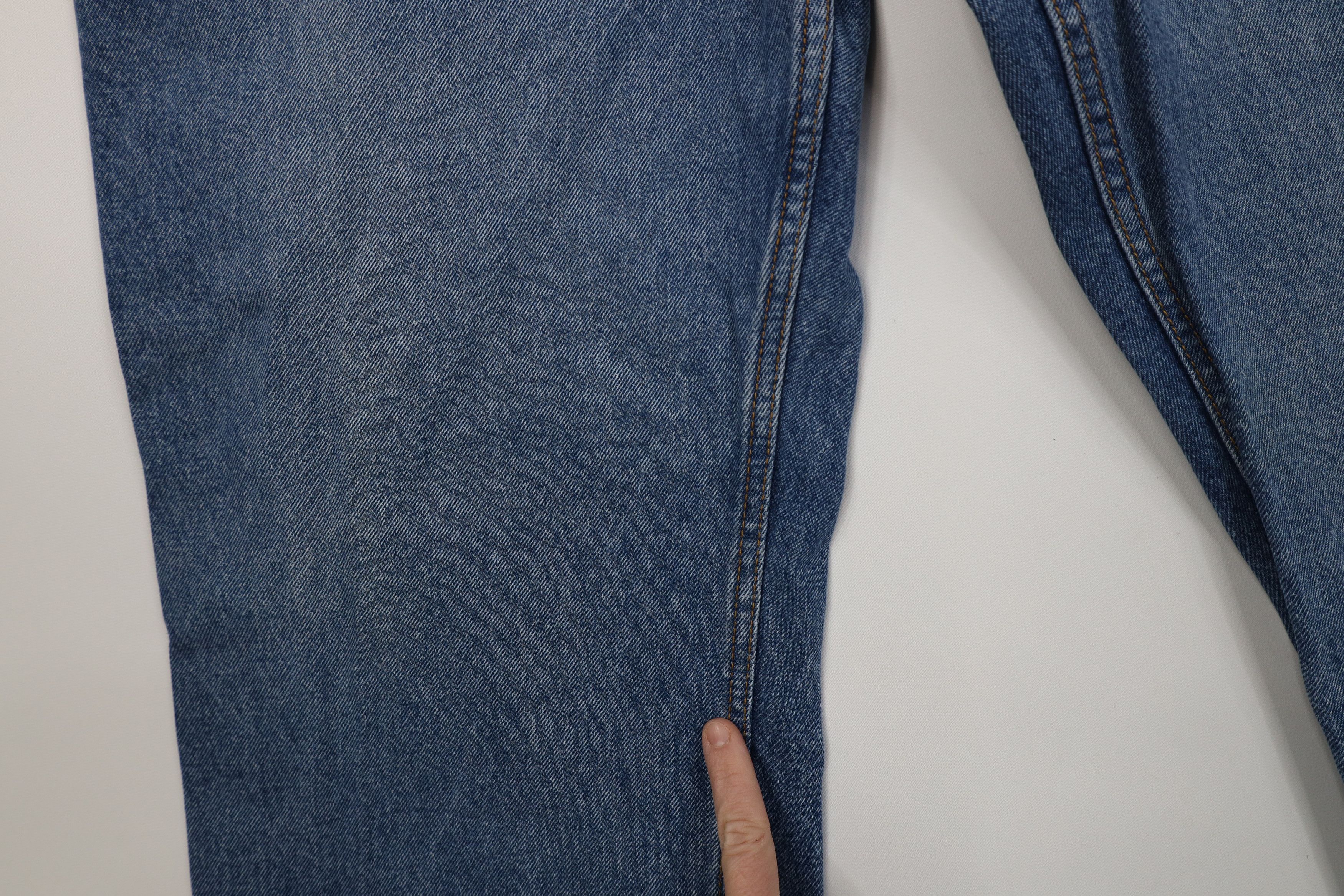 Vintage Vintage 90s Streetwear Wide Leg Denim Jeans Blue Cotton Size US 36 / EU 52 - 5 Thumbnail