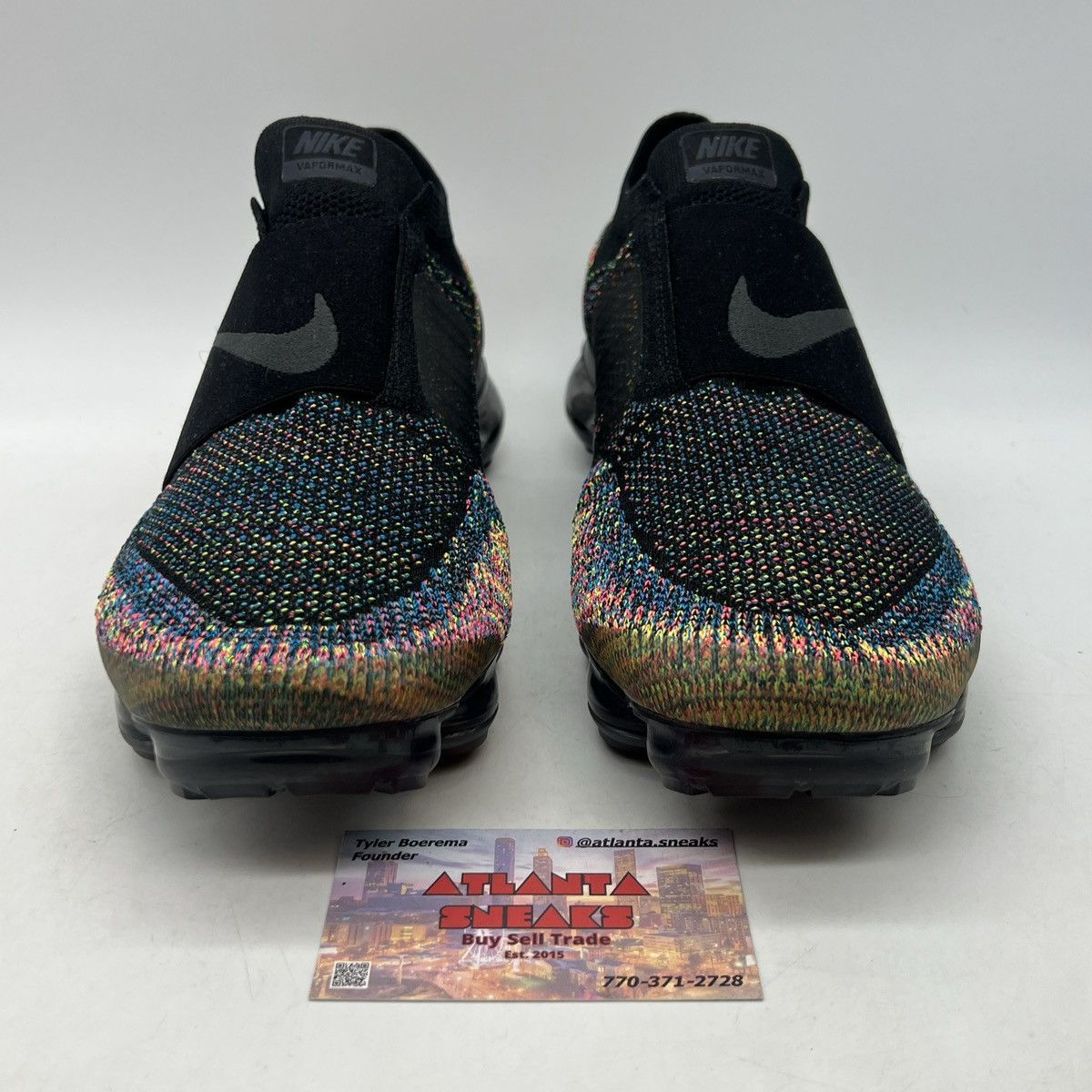 Nike Air VaporMax Moc black multi color Grailed