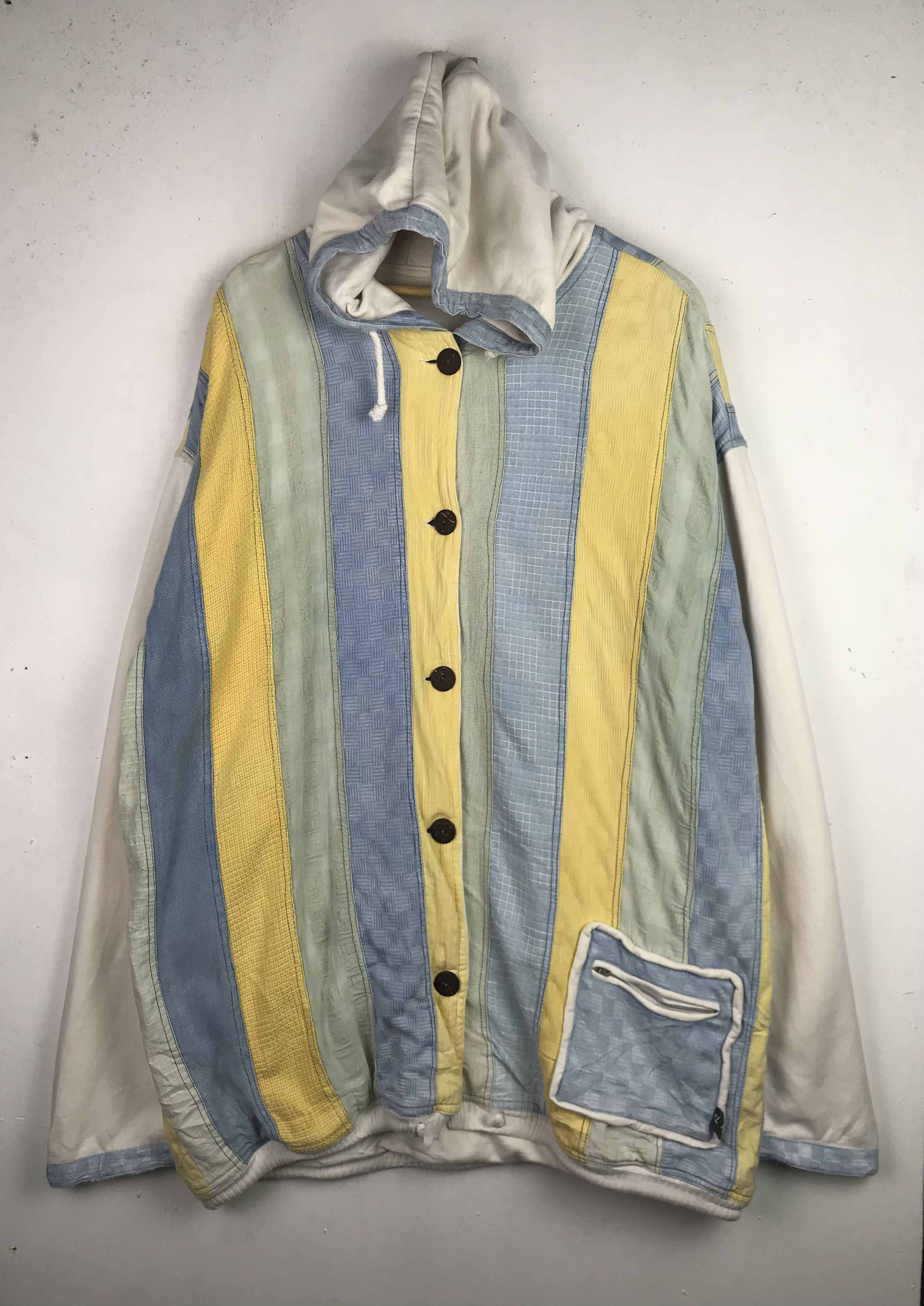 Japanese Brand × Vintage Vintage Al Radeo Patch Long Jacket Inspired By Kapital Size US XXL / EU 58 / 5 - 1 Thumbnail