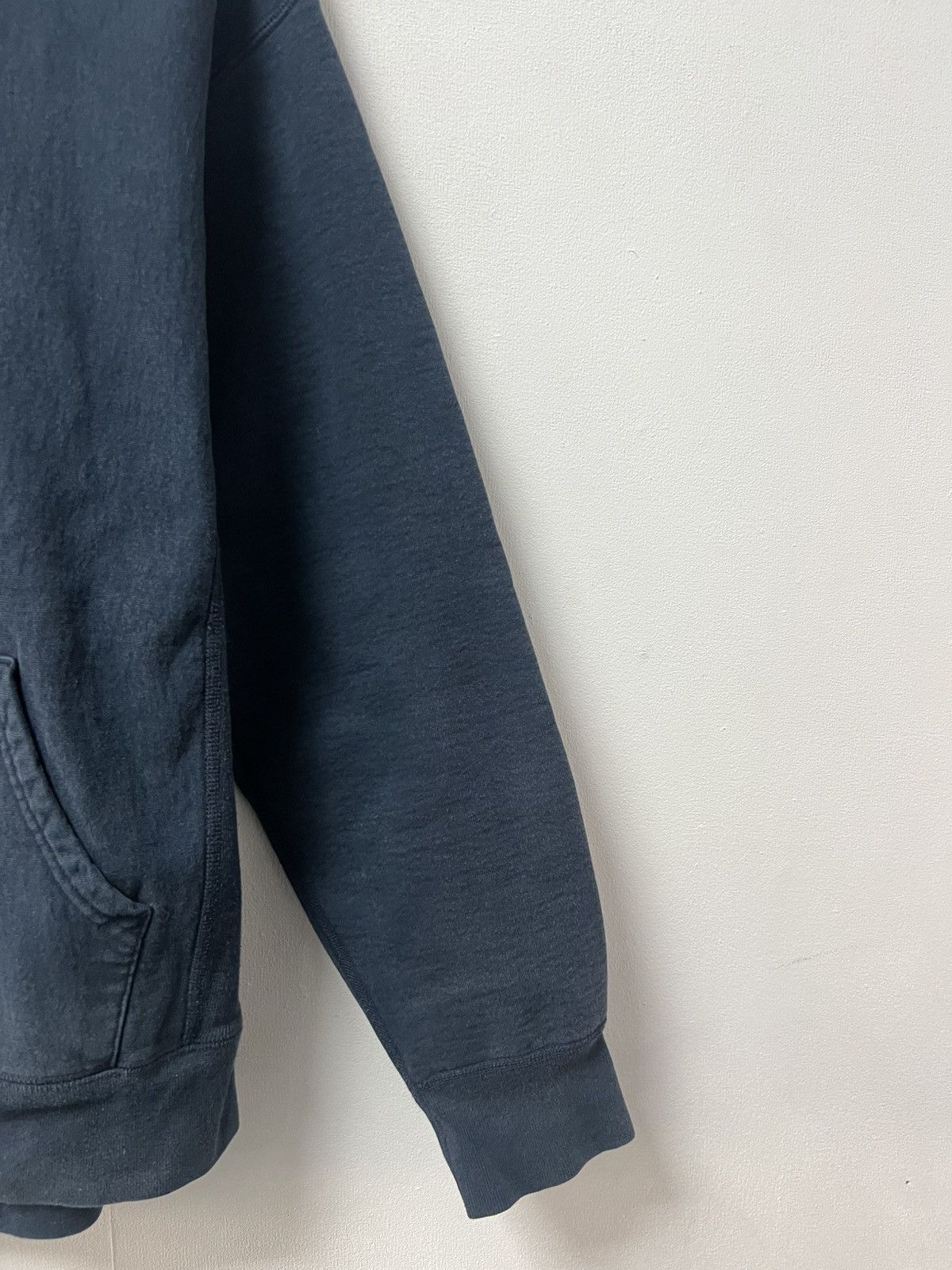 Supreme Supreme Zip Hoodie Big Logo Navy Blue Mens Size L Size US L / EU 52-54 / 3 - 11 Thumbnail