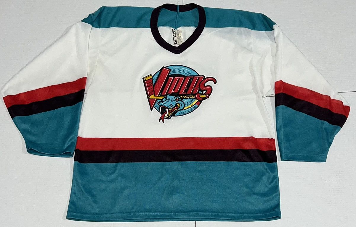 Other Vintage Bauer Detroit Vipers Hockey Jersey S/m 90s Medium Size US M / EU 48-50 / 2 - 1 Thumbnail