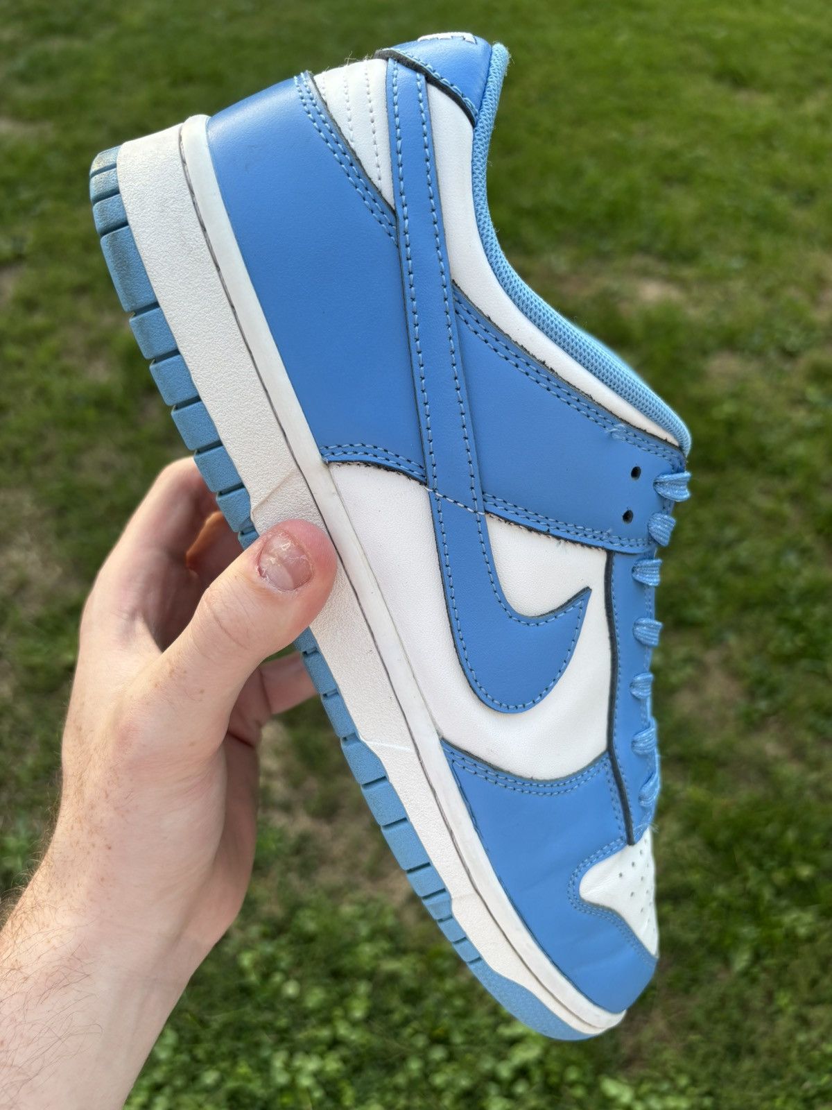 Nike Nike Dunk Low University Blue 2021 Size 12 Size US 12 / EU 45 - 1 Thumbnail