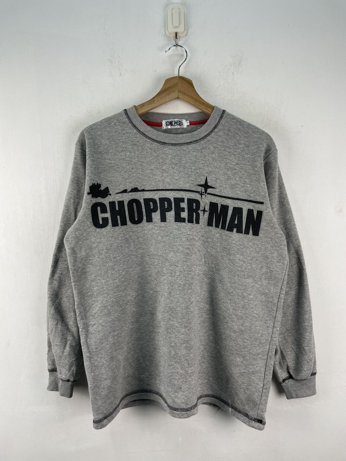 Anime × One Piece × Vintage Vintage One Piece Sweatshirt Mugiwara Pirates Chopper Man Size US M / EU 48-50 / 2 - 1 Thumbnail