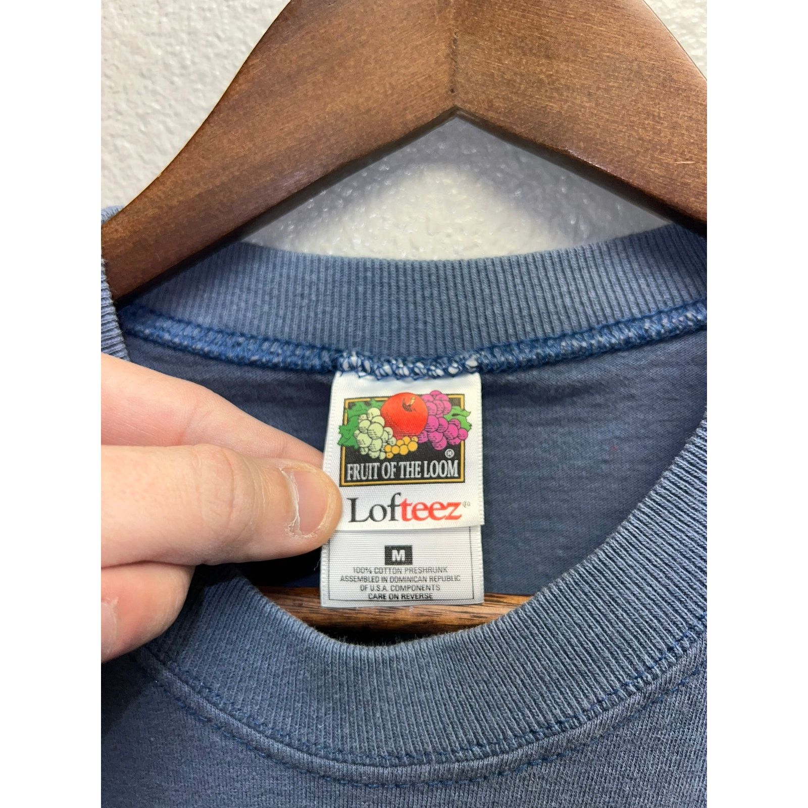 Fruit Of The Loom Vintage Cherry Creek Shirt Arts Festival Blue Art Tee 90s M Size US M / EU 48-50 / 2 - 6 Thumbnail