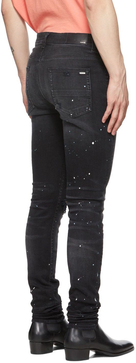 Amiri Amiri Artist Broken Black Painter Jeans (sz 38) Size US 36 / EU 52 - 2 Thumbnail