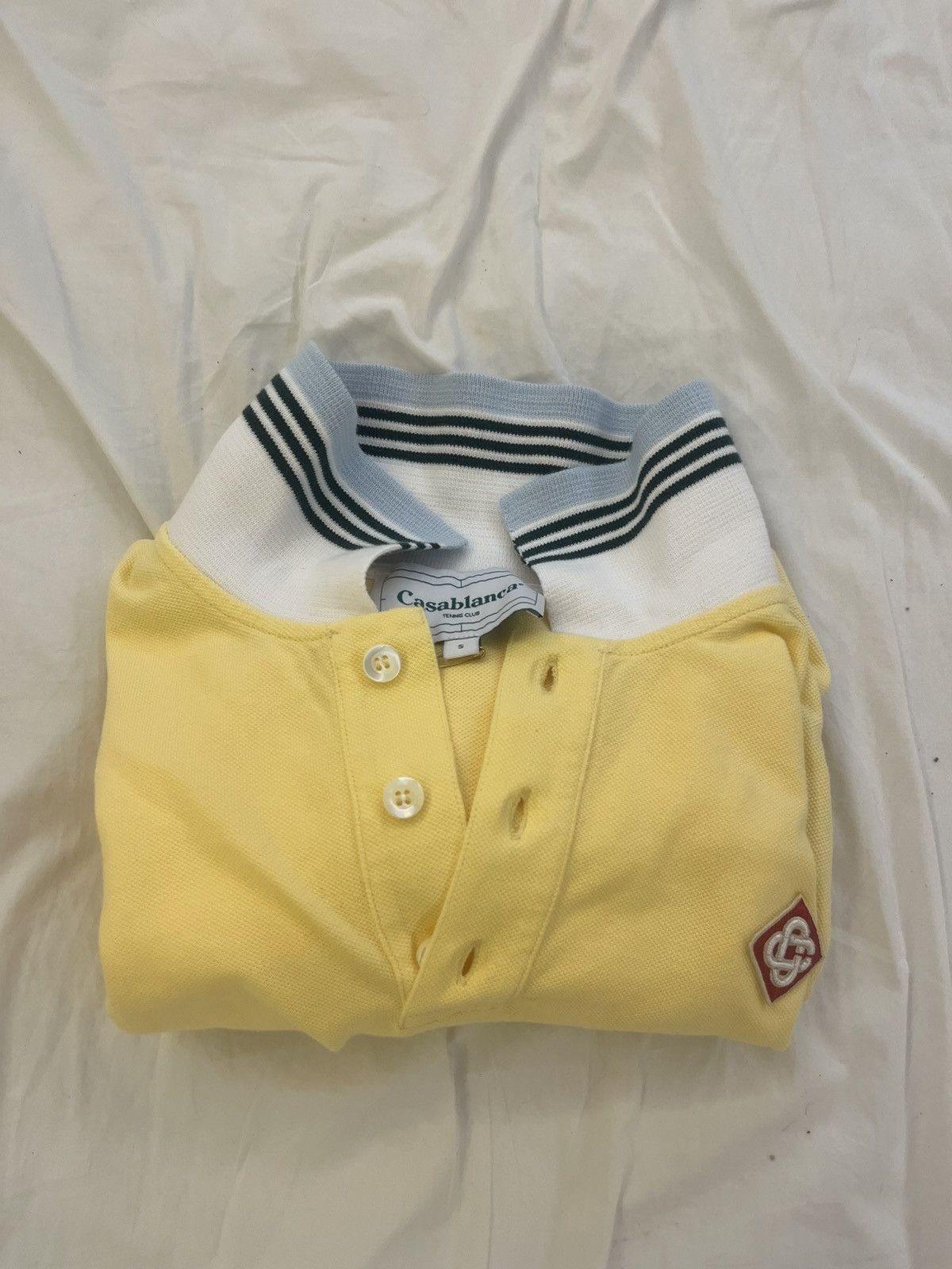 Casablanca Casablanca Pique Polo Shirt Small Size US S / EU 44-46 / 1 - 2 Thumbnail