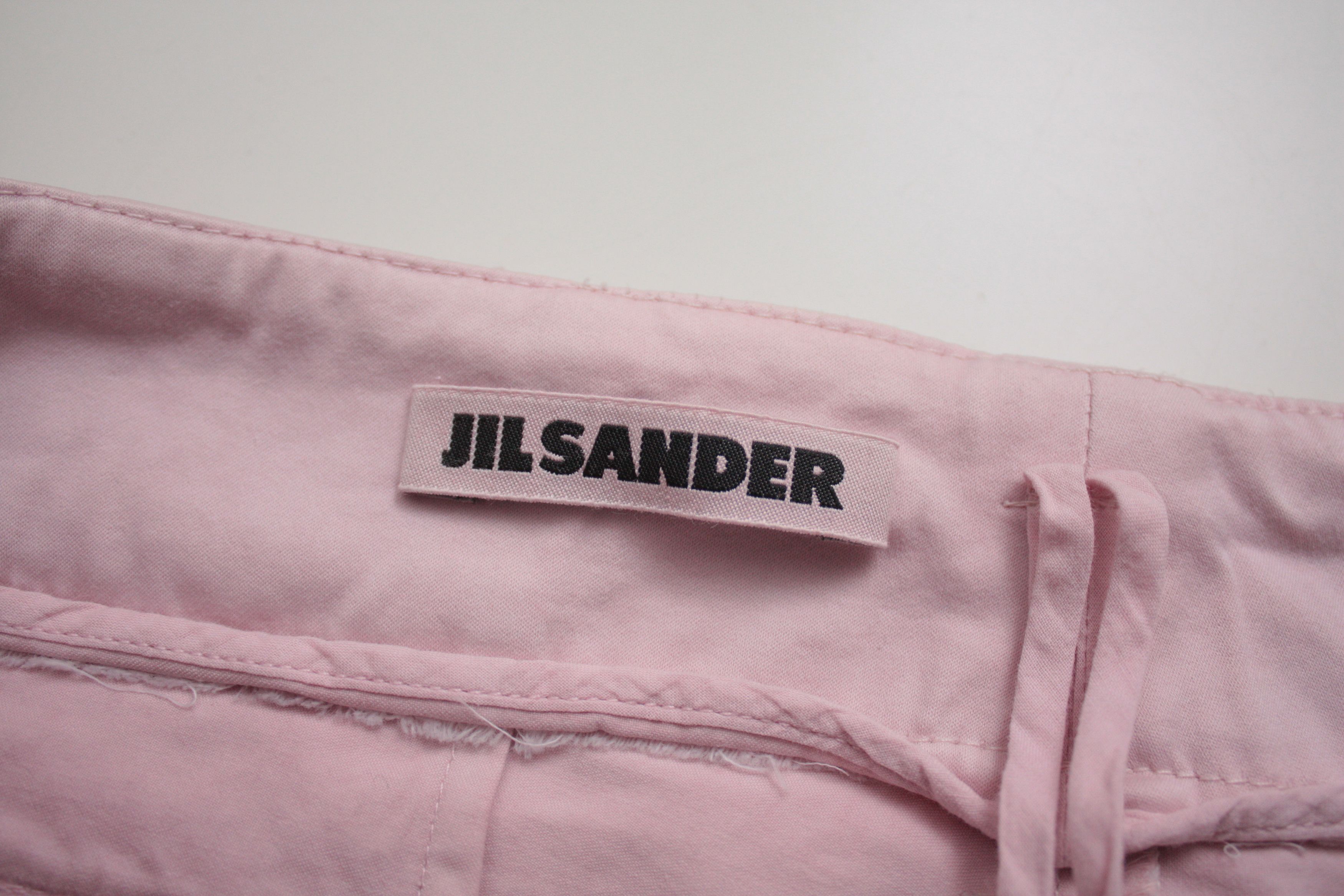 Jil Sander Jil Sander Light Pink Relaxed Flared Pants Women's 38 Size 29" - 4 Thumbnail