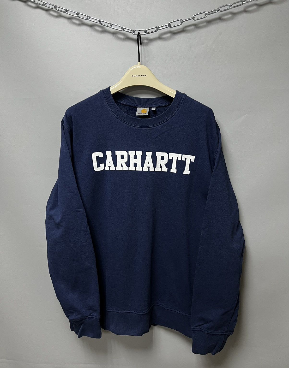Carhartt × Carhartt Wip × Vintage Carhartt Vintage Sweatshirt College sweat men’s y2k Size US L / EU 52-54 / 3 - 1 Thumbnail
