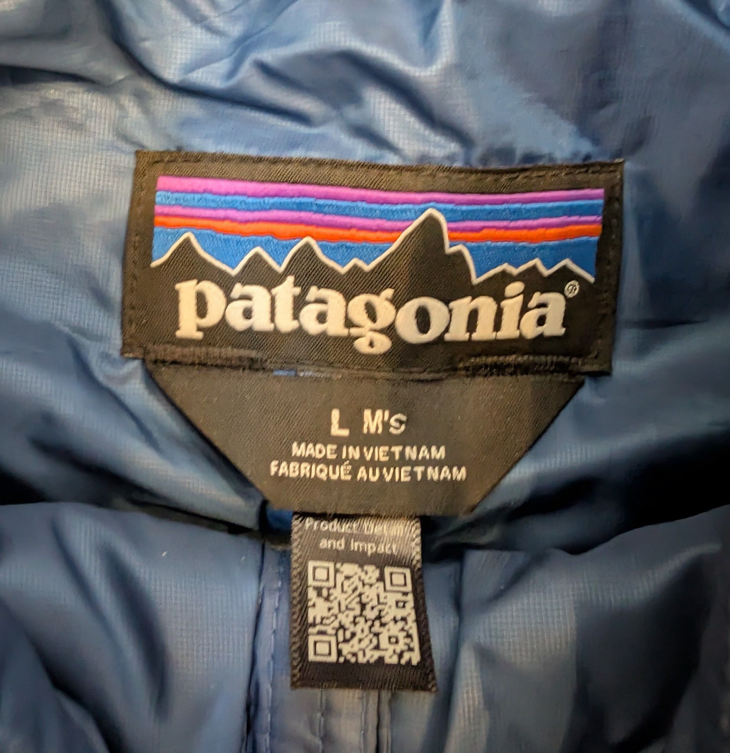 Patagonia Patagonia Nanopuff Vest Blue Men's Size Large Embroidered Size US L / EU 52-54 / 3 - 3 Thumbnail