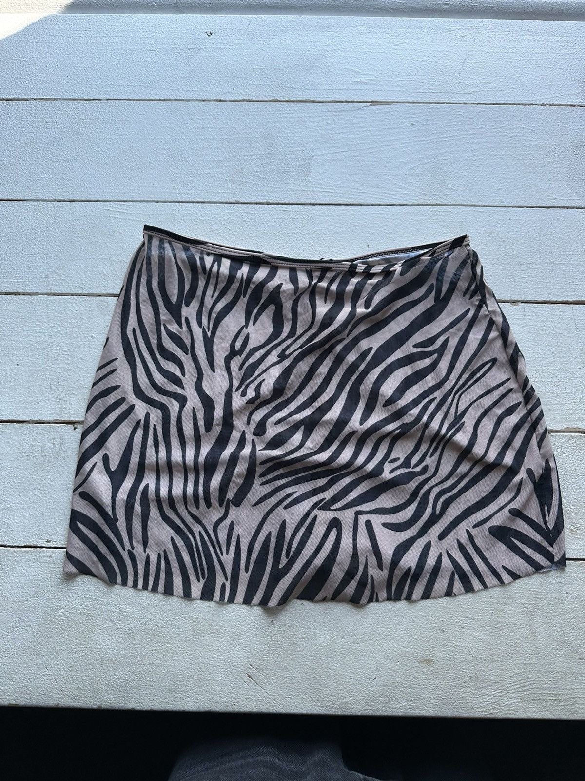 Other 🚨Style Save The Queen Jean Paul Gaultier Mesh Skirt Size 25" / US 0 / IT 36 - 1 Thumbnail