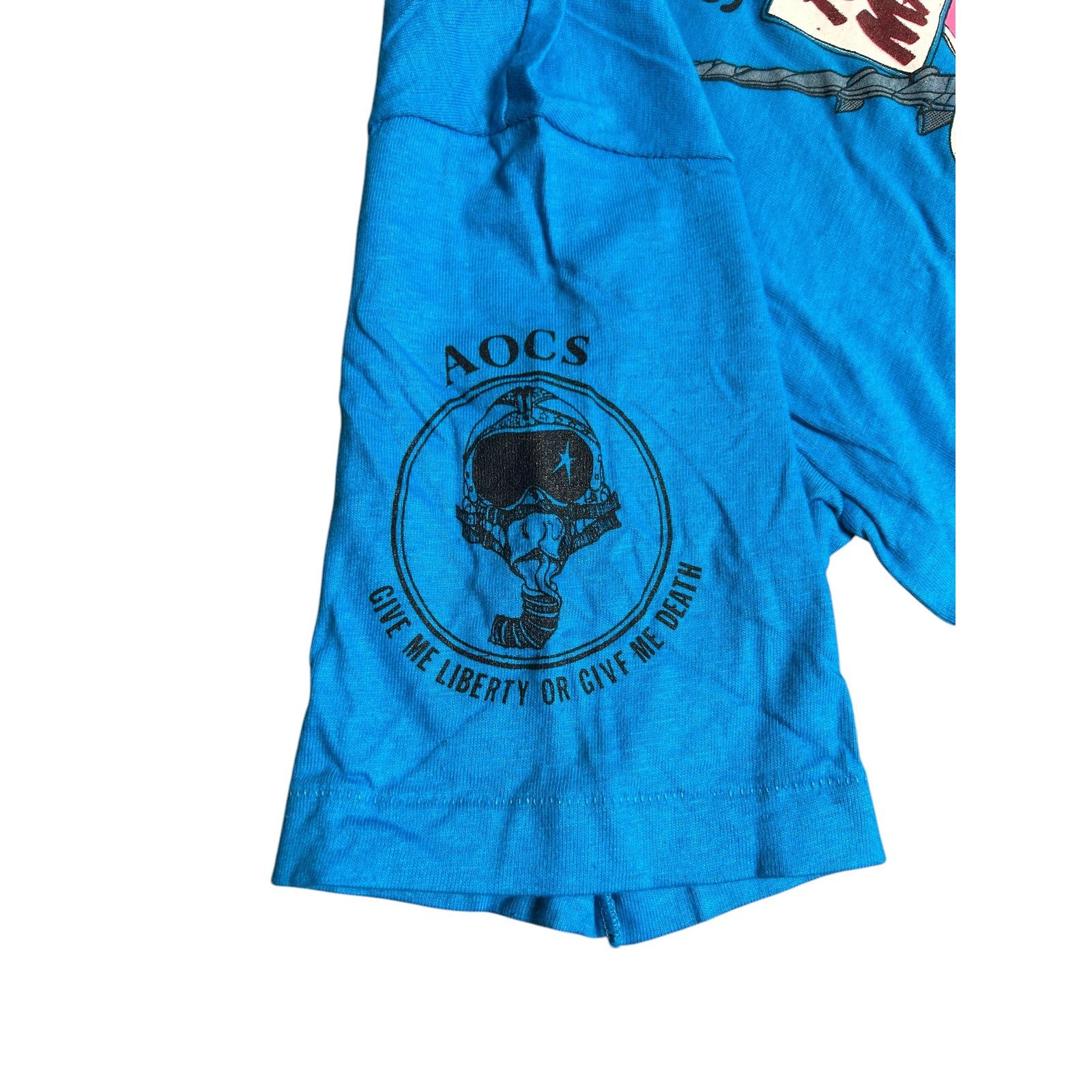 Hanes × Vintage Vintage 90s Military US Marine 12th Man Strike Force T-Shirt Size US L / EU 52-54 / 3 - 5 Thumbnail