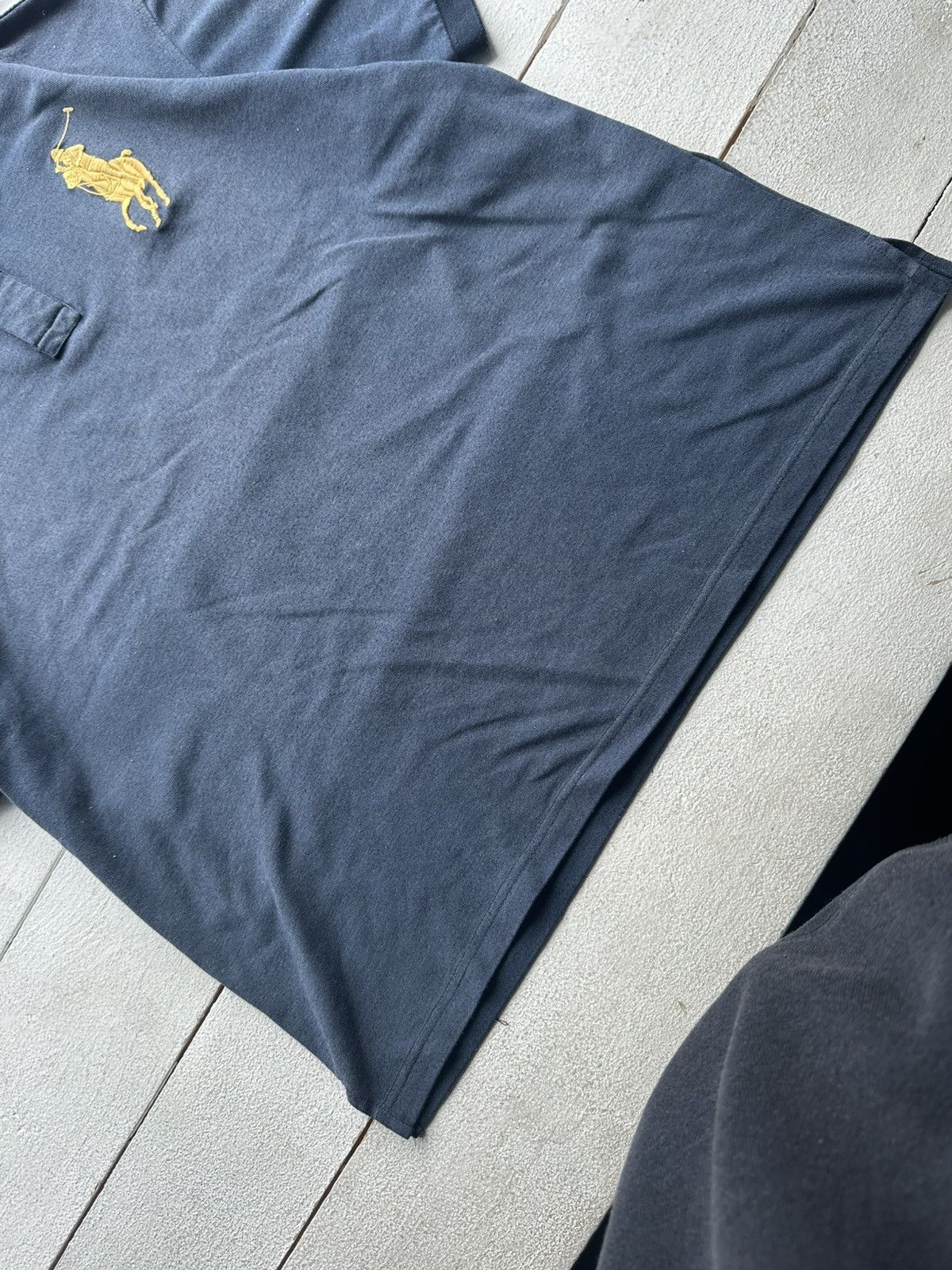 Polo Ralph Lauren × Ralph Lauren VNTG🚨 Polo RL Italy 3 Big Logo Casual Polo Shirt Y2K Chief Size US XL / EU 56 / 4 - 7 Thumbnail