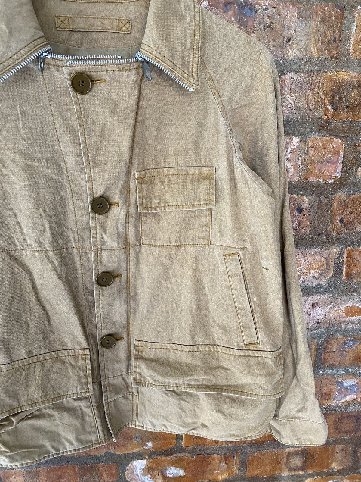 Maison MIHARA YASUHIRO SS04 Zipper collar Survival Multipocket hunting Jacket Size US S / EU 44-46 / 1 - 5 Thumbnail