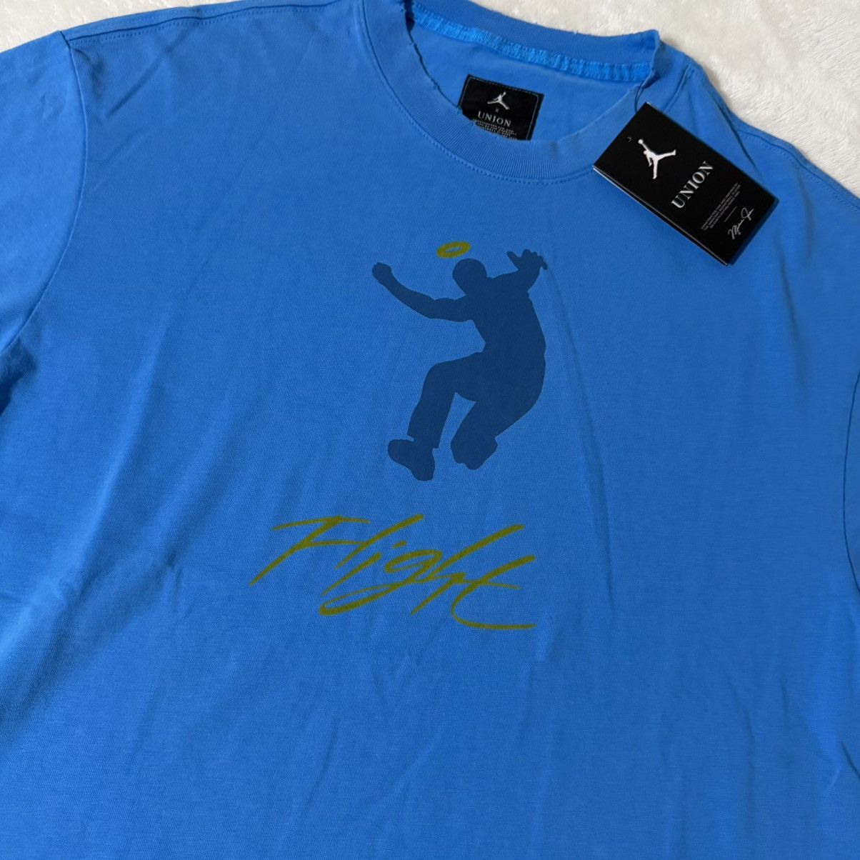 Jordan Brand × Union LA Jordan x Union LA Blue Flight T-Shirt Size US M / EU 48-50 / 2 - 2 Thumbnail