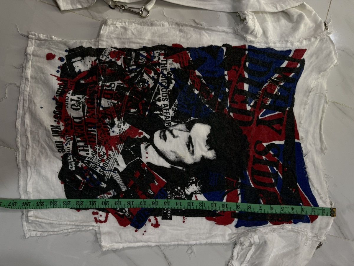 Band Tees Thrashed Sid Vicious Seditionaries Muslin Punk Japan Tee Size US S / EU 44-46 / 1 - 18 Thumbnail