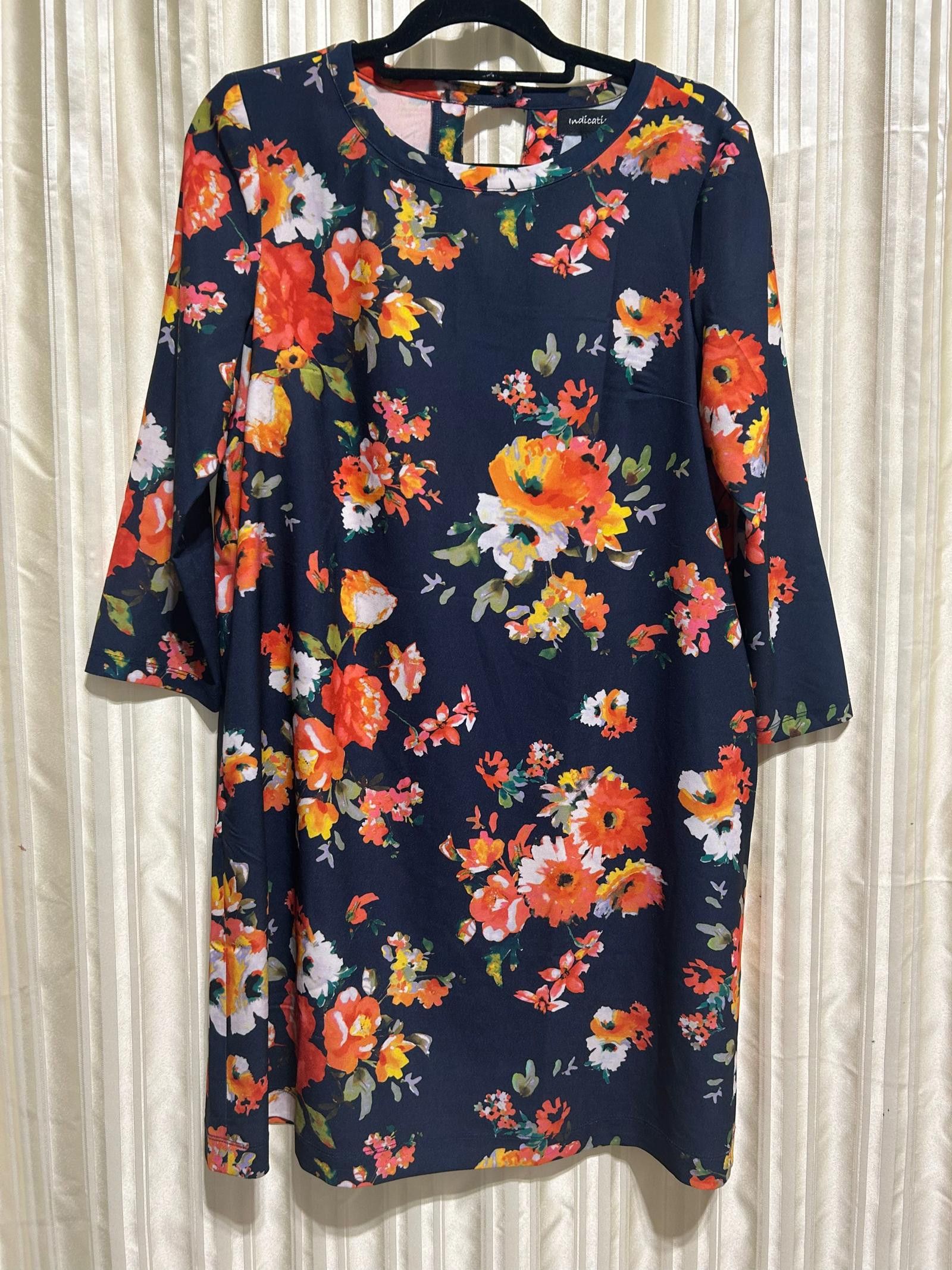 Designer Indication by M Floral Print Dress, Size M Size M / US 6-8 / IT 42-44 - 1 Thumbnail