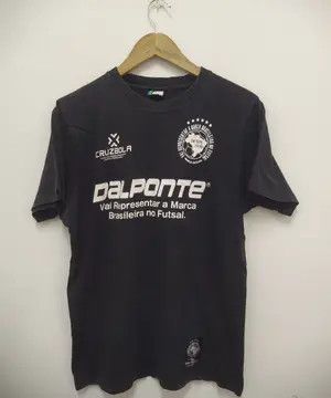 Vintage Vintage Dalponte Brasil Futsal "Desde 1930" Graphic Size US M / EU 48-50 / 2 - 2 Thumbnail